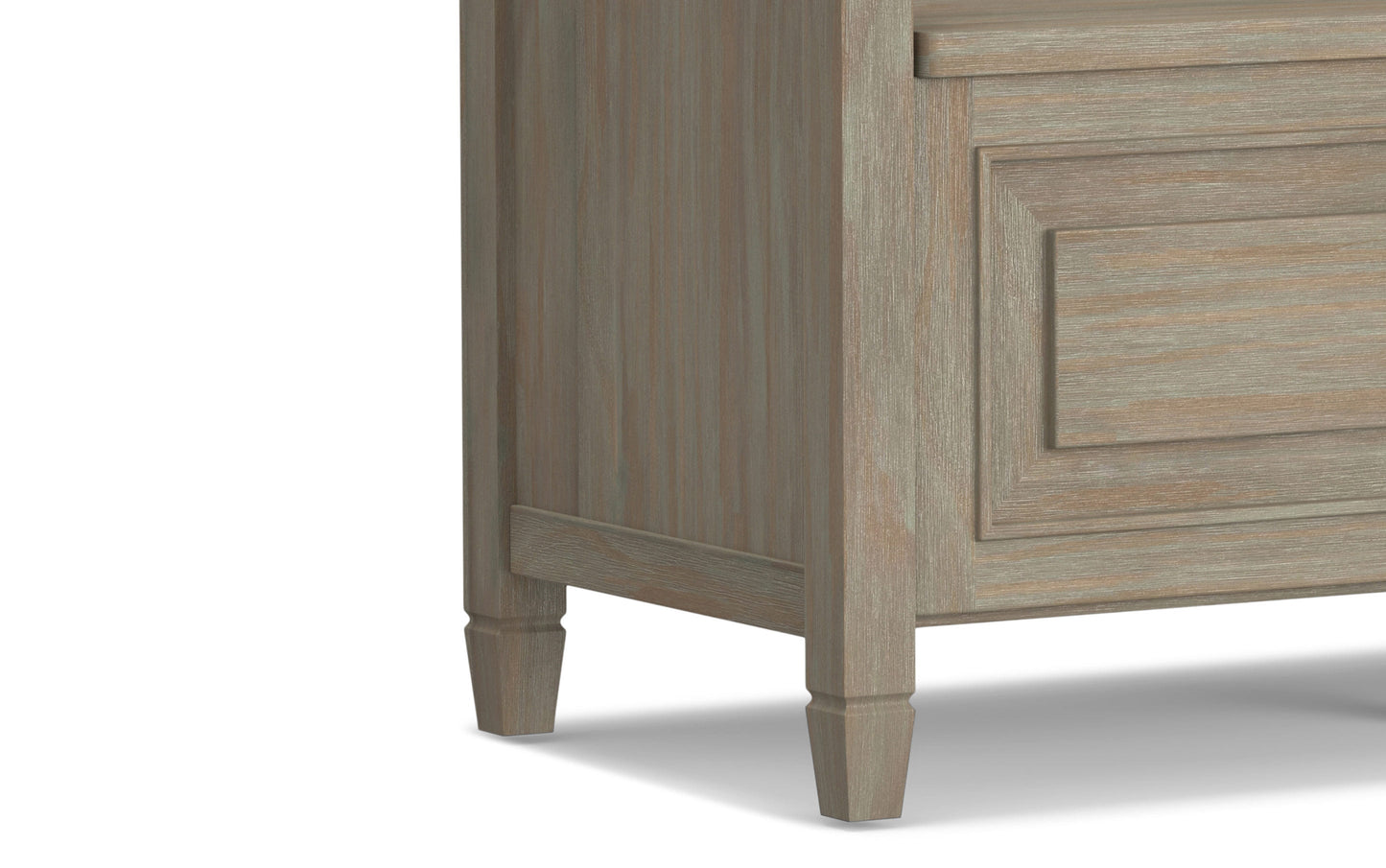 Distressed Grey | Connaught Entryway Storage Bench