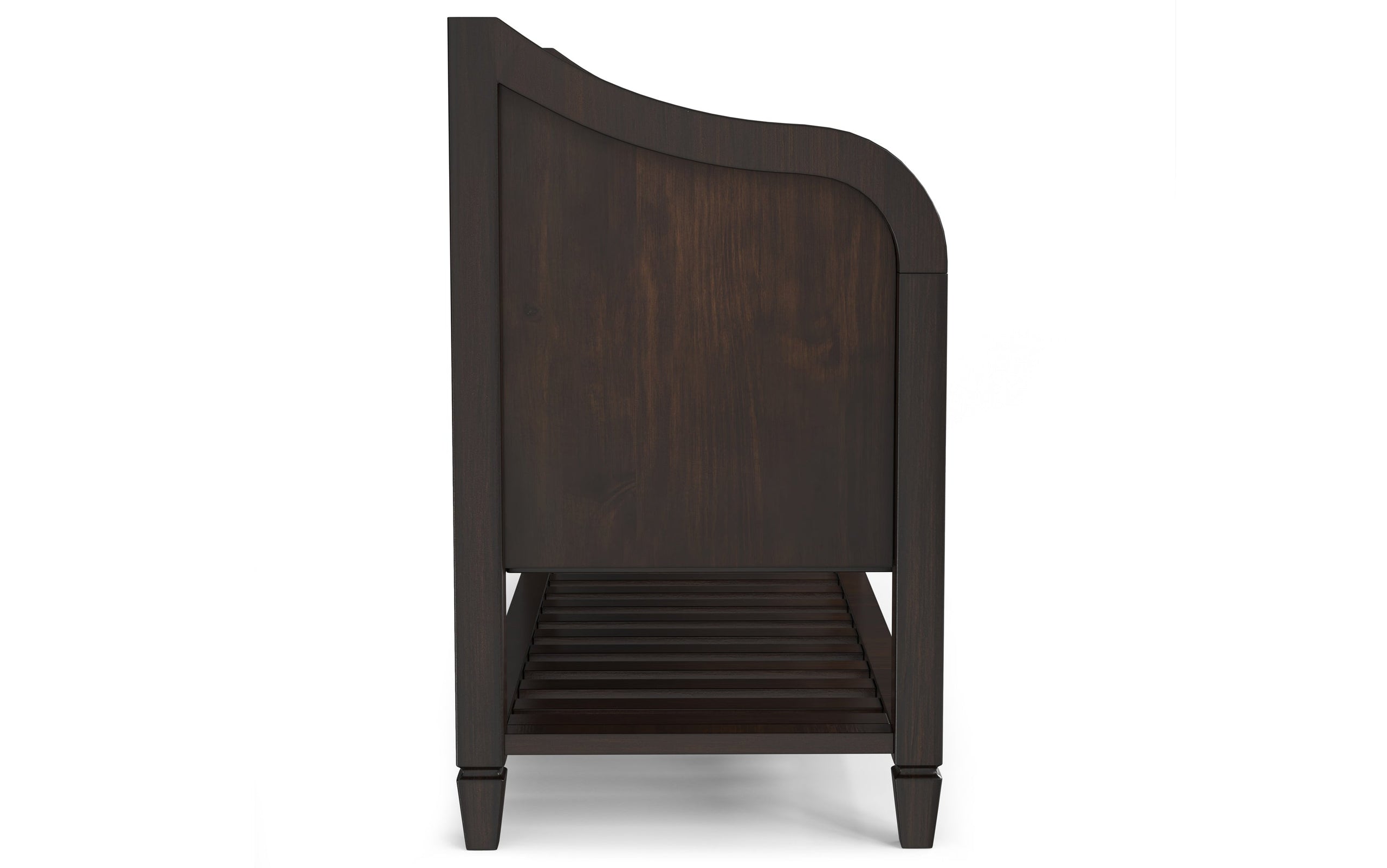 Chestnut Brown | Connaught Entryway Storage Bench with Shelf