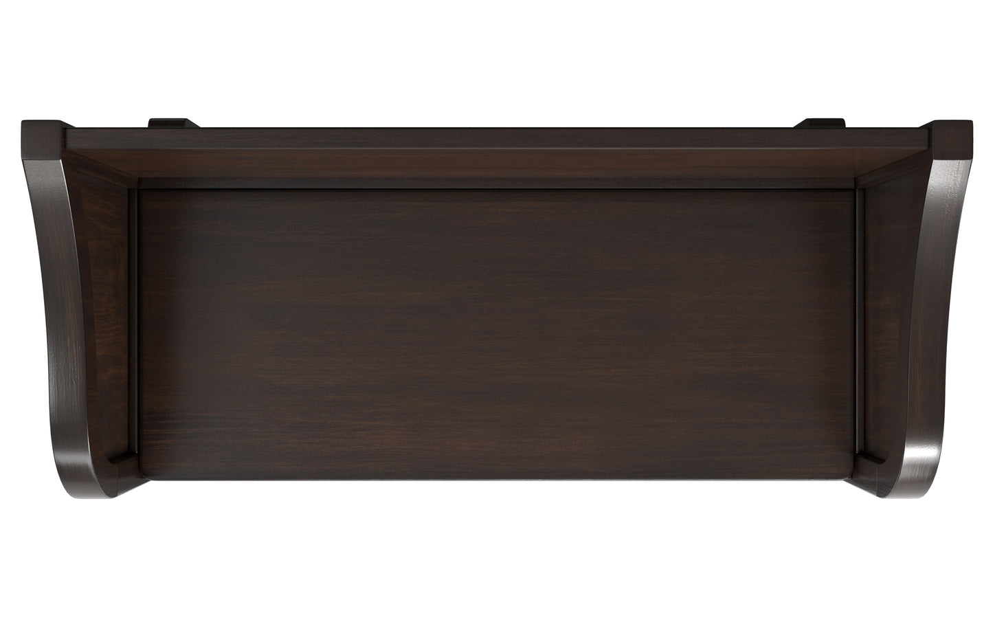 Chestnut Brown | Connaught Entryway Storage Bench with Shelf