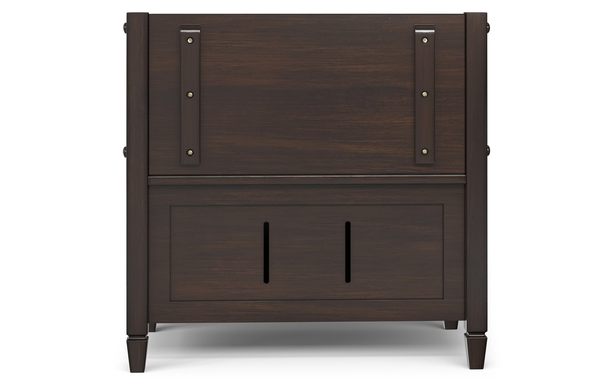 Chestnut Brown | Connaught Small Entryway Storage Bench