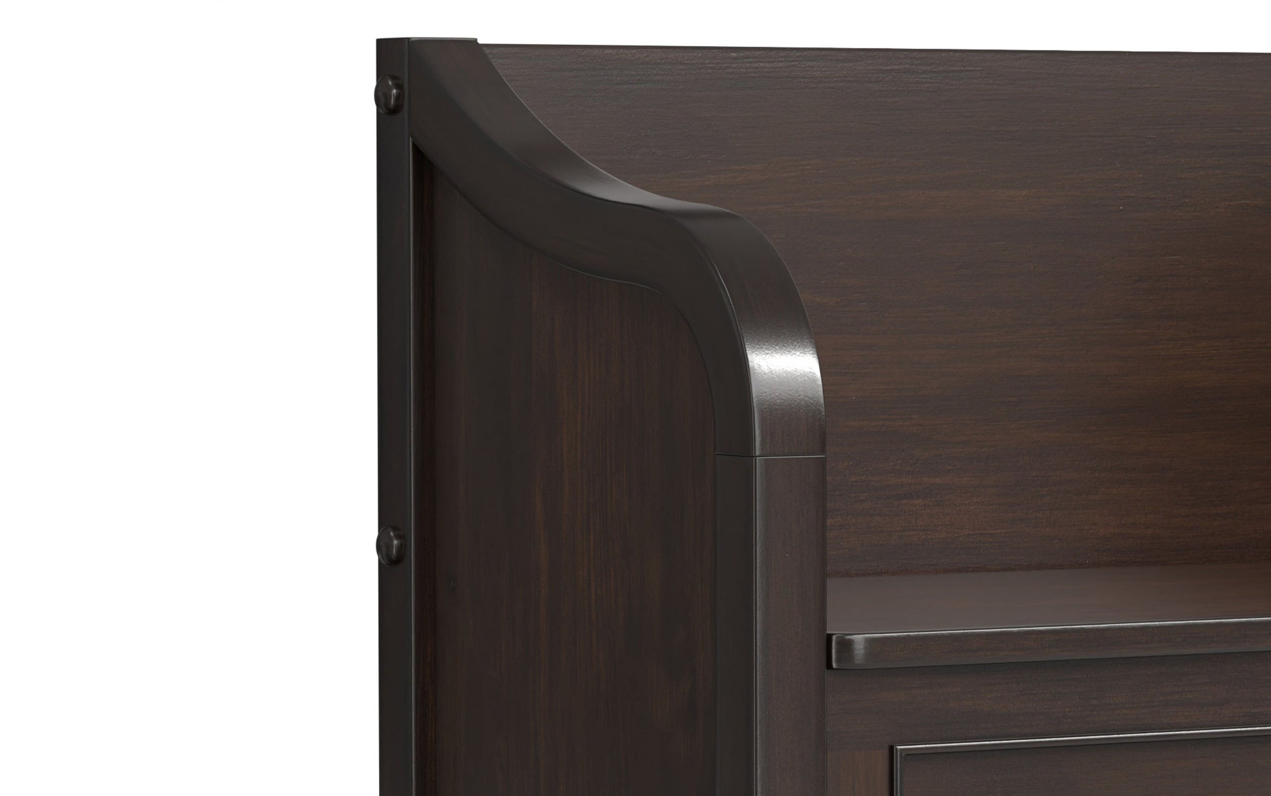 Chestnut Brown | Connaught Small Entryway Storage Bench