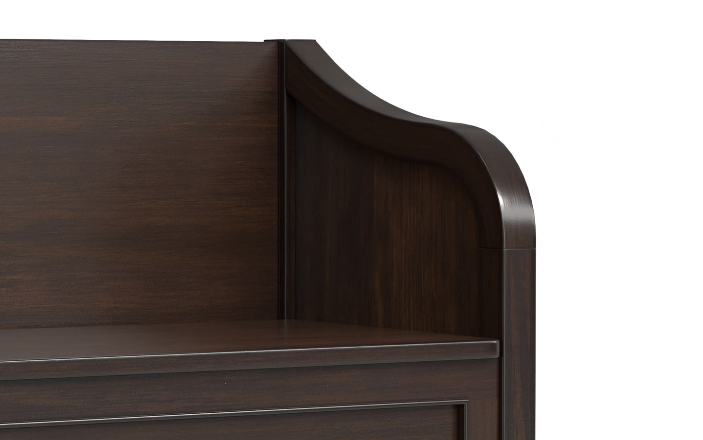 Chestnut Brown | Connaught Small Entryway Storage Bench