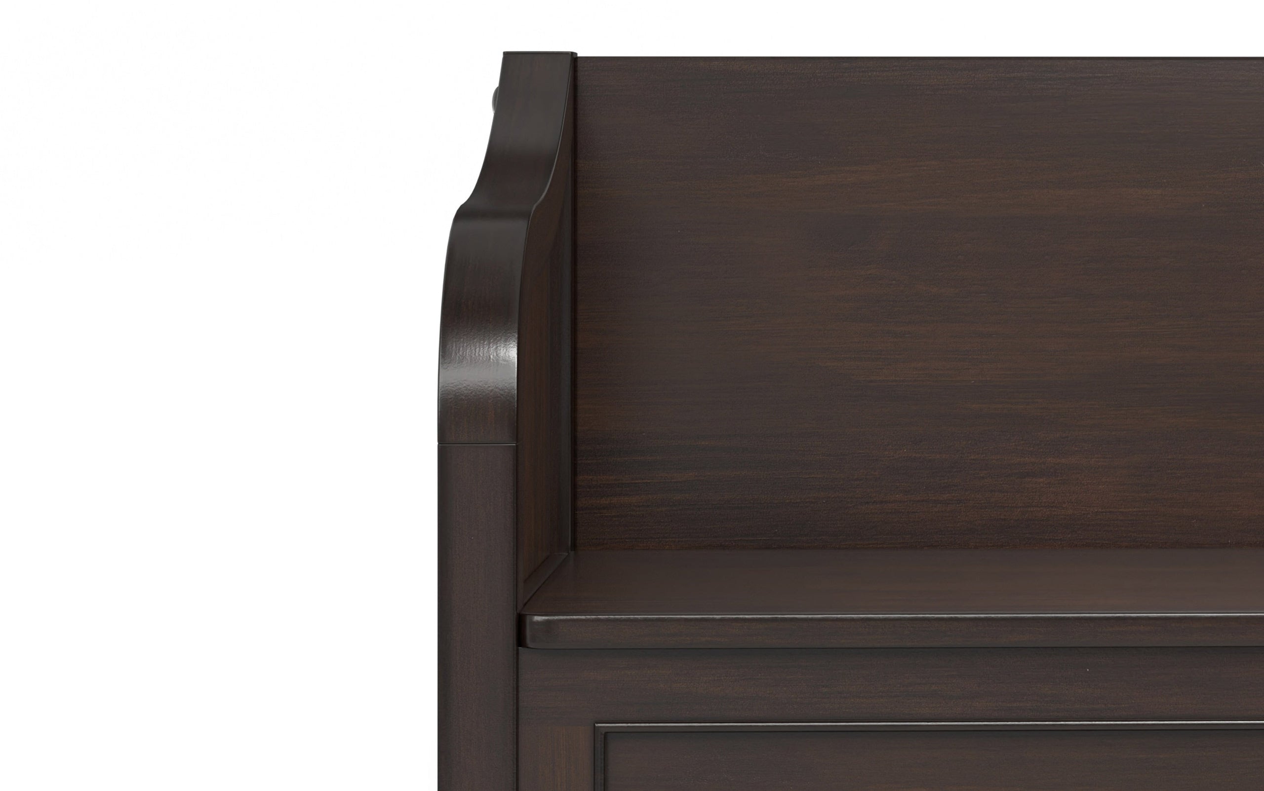 Chestnut Brown | Connaught Small Entryway Storage Bench