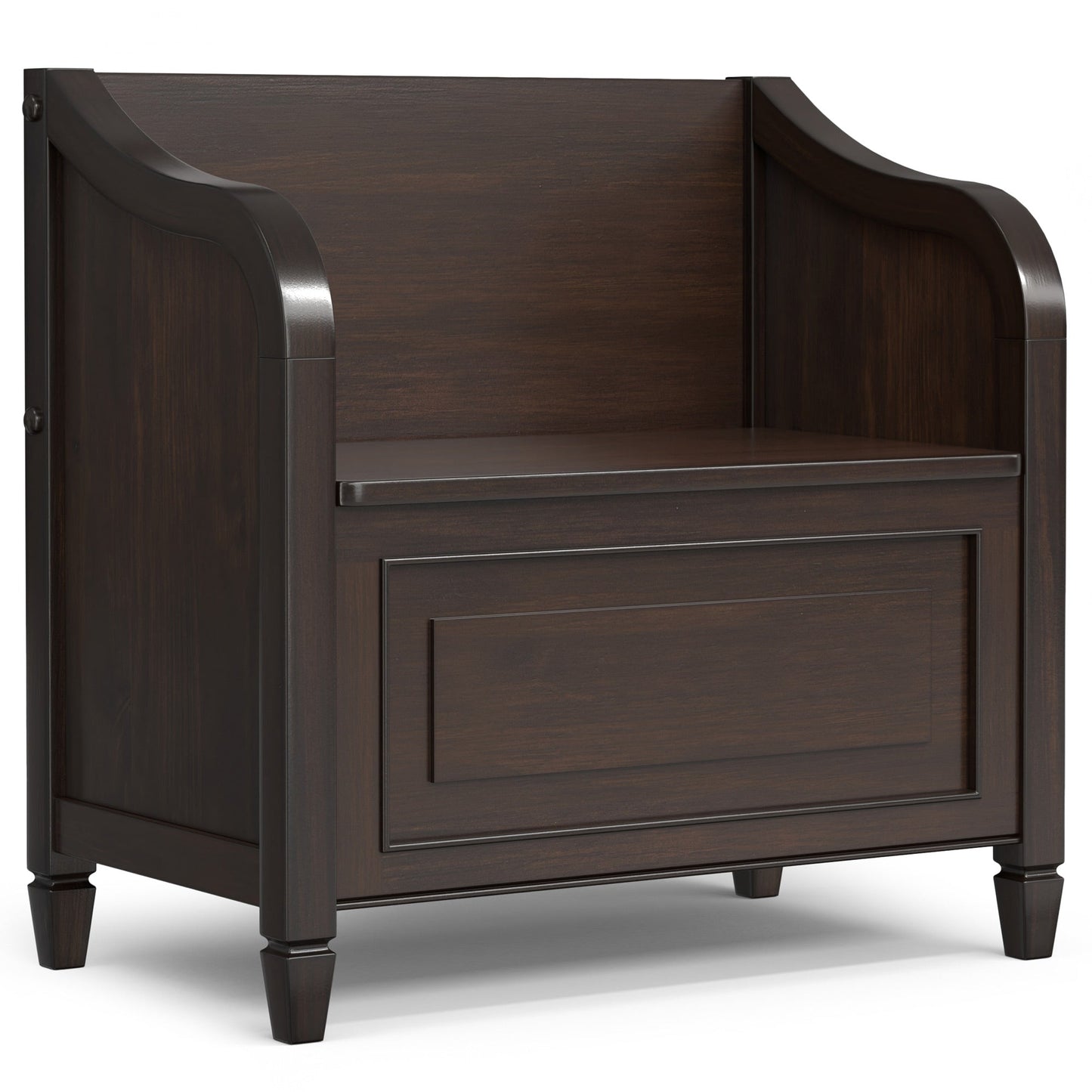 Chestnut Brown | Connaught Small Entryway Storage Bench