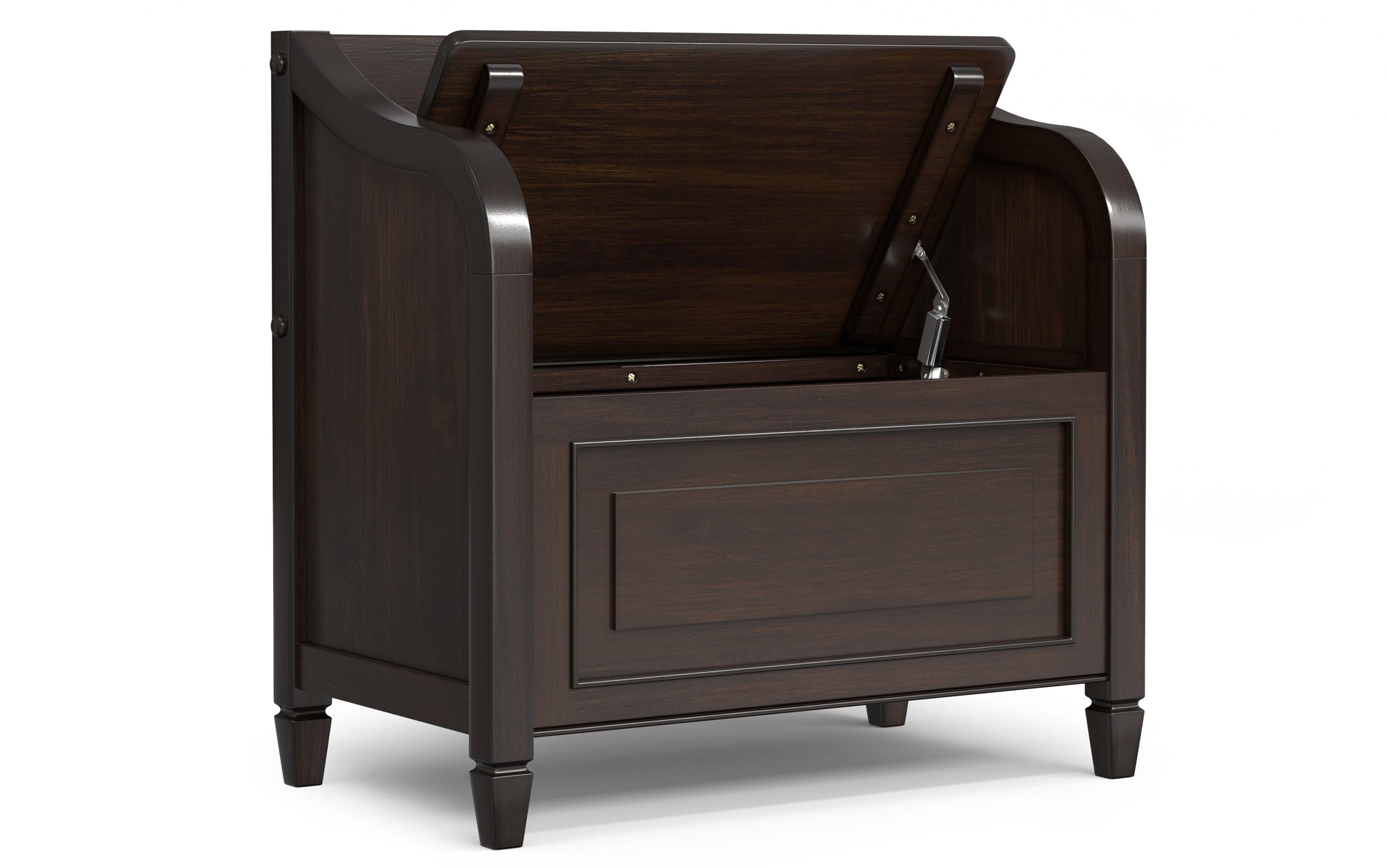 Chestnut Brown | Connaught Small Entryway Storage Bench