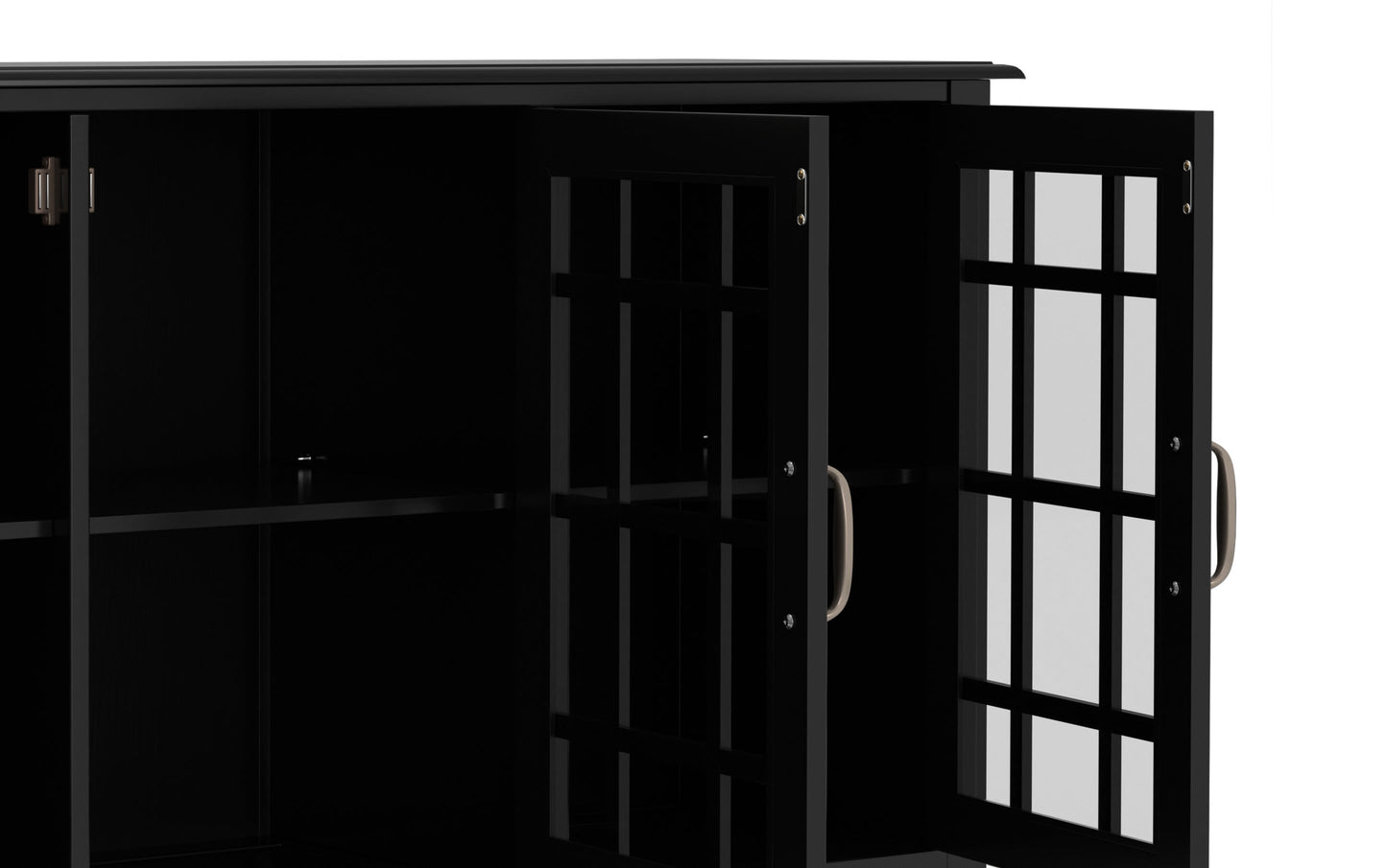 Black | Connaught Wide Storage Cabinet