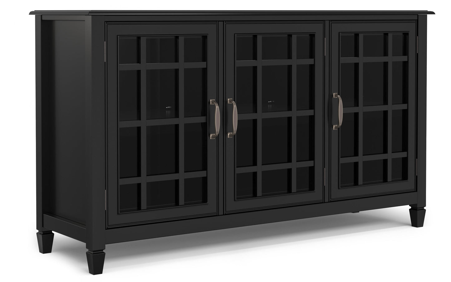 Black | Connaught Wide Storage Cabinet