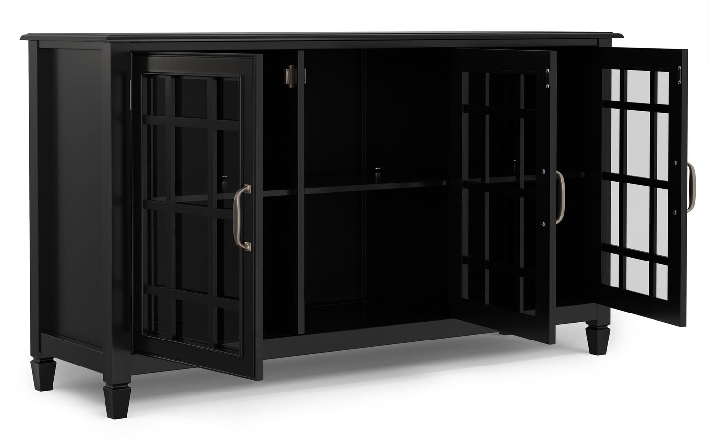 Black | Connaught Wide Storage Cabinet