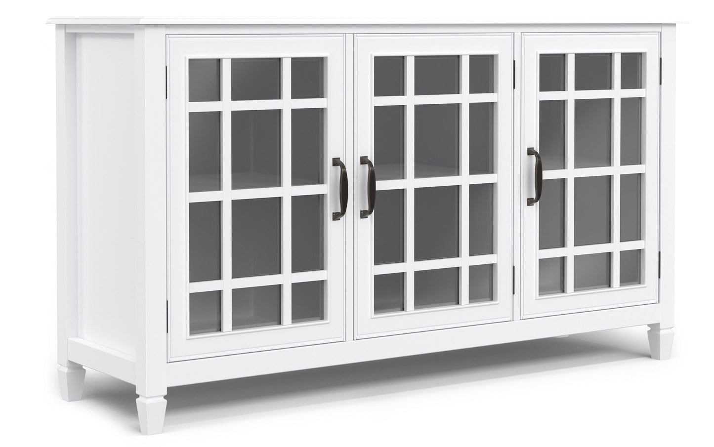 White | Connaught Wide Storage Cabinet