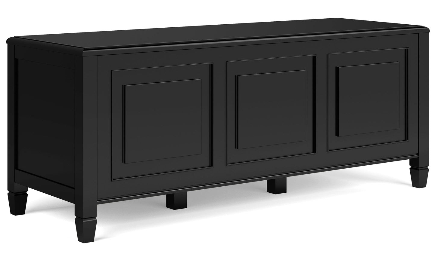 Black | Connaught Bench Storage Trunk