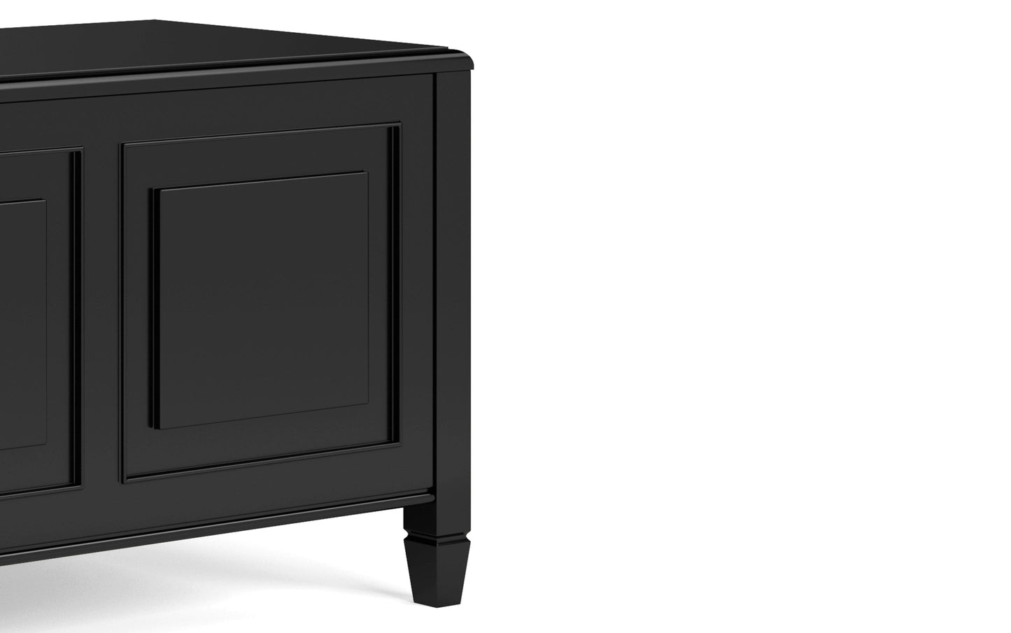 Black | Connaught Bench Storage Trunk