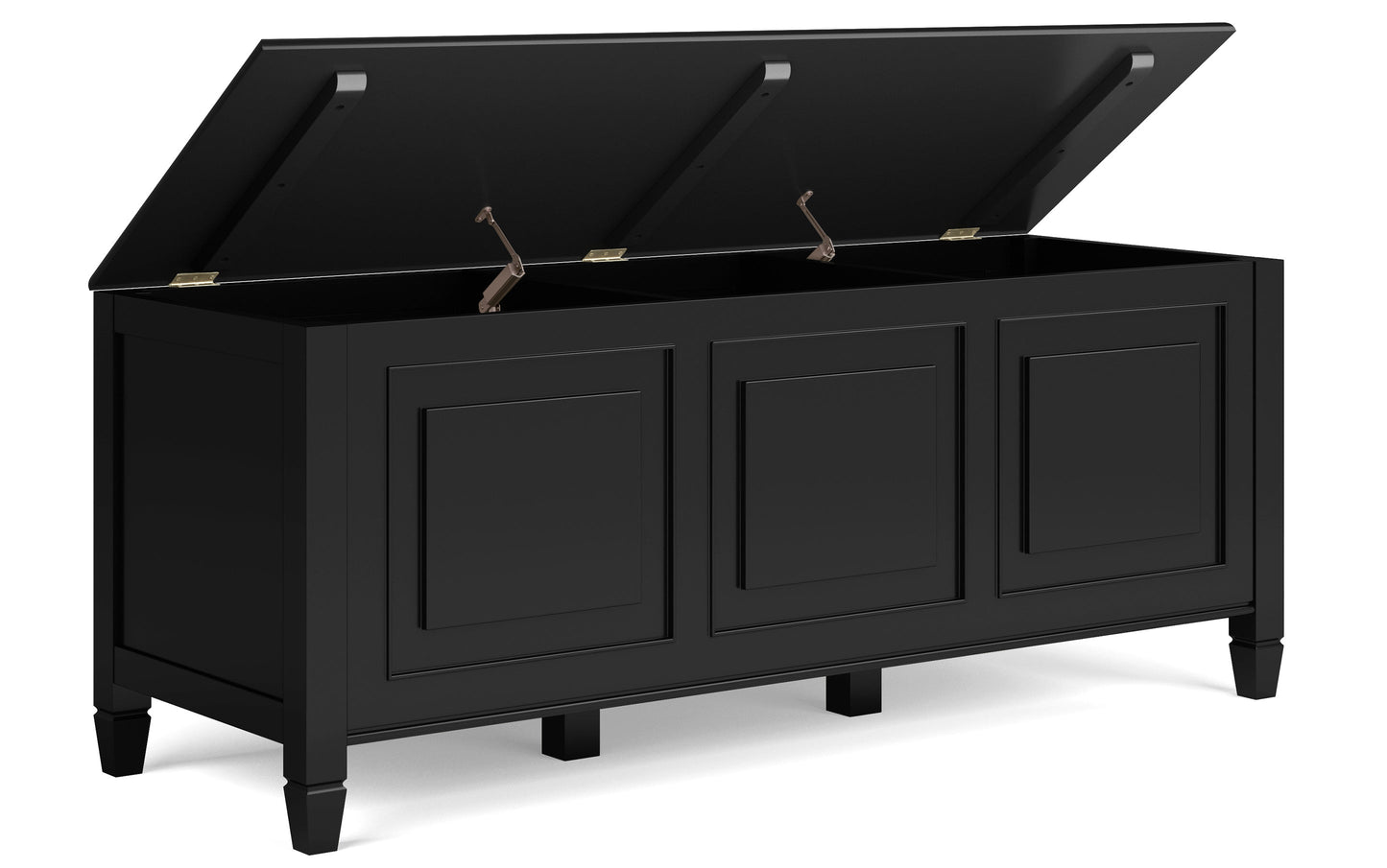 Black | Connaught Bench Storage Trunk