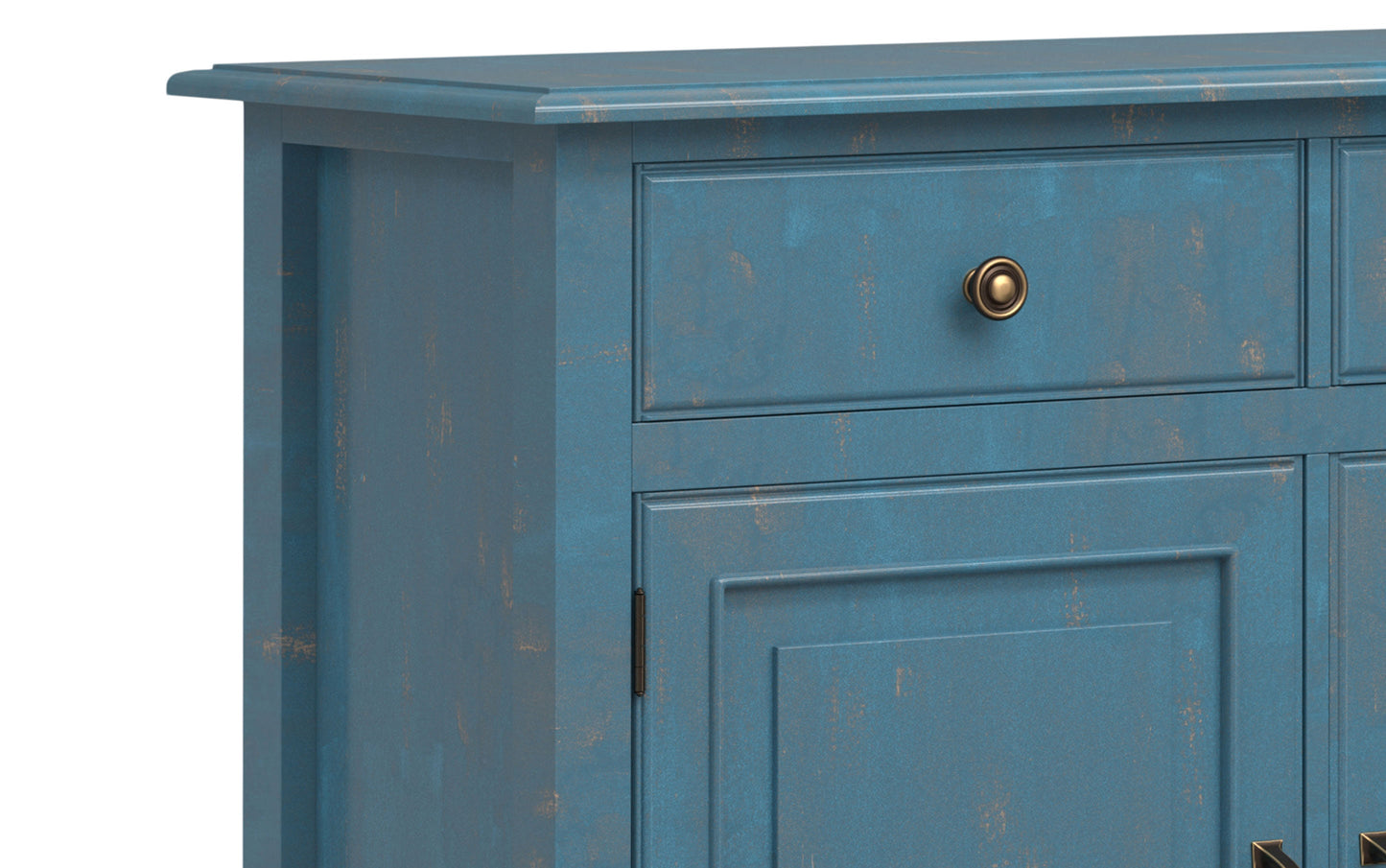 Distressed Coastal Blue | Connaught Entryway Storage Cabinet