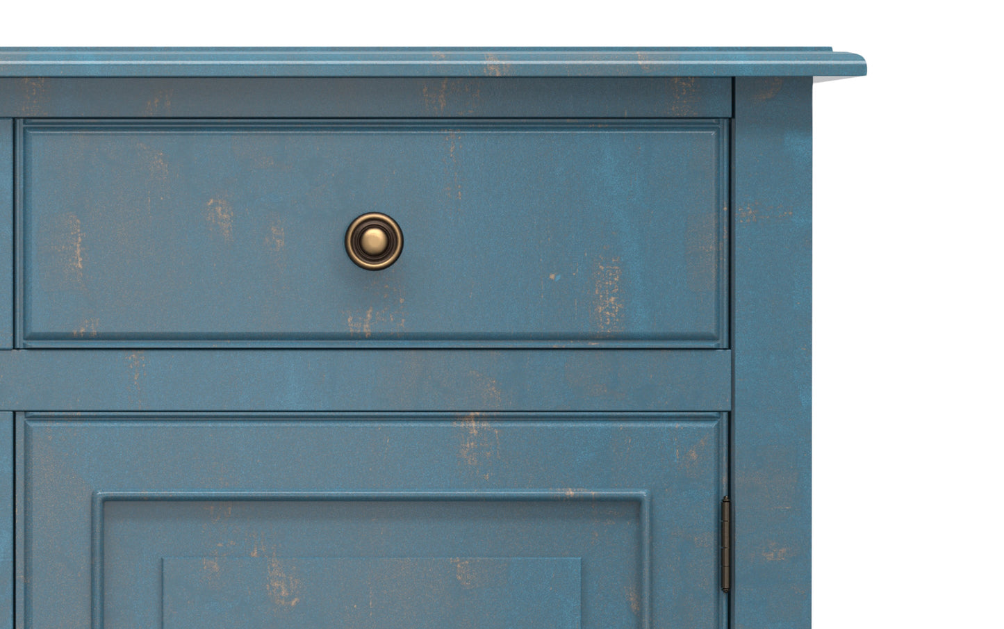 Distressed Coastal Blue | Connaught Entryway Storage Cabinet