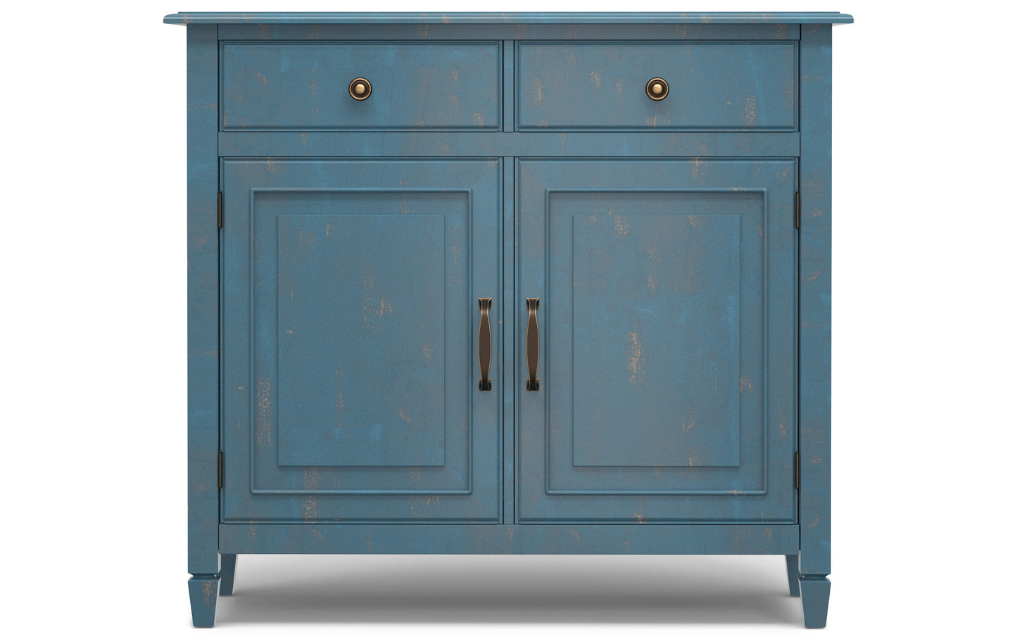 Distressed Coastal Blue | Connaught Entryway Storage Cabinet