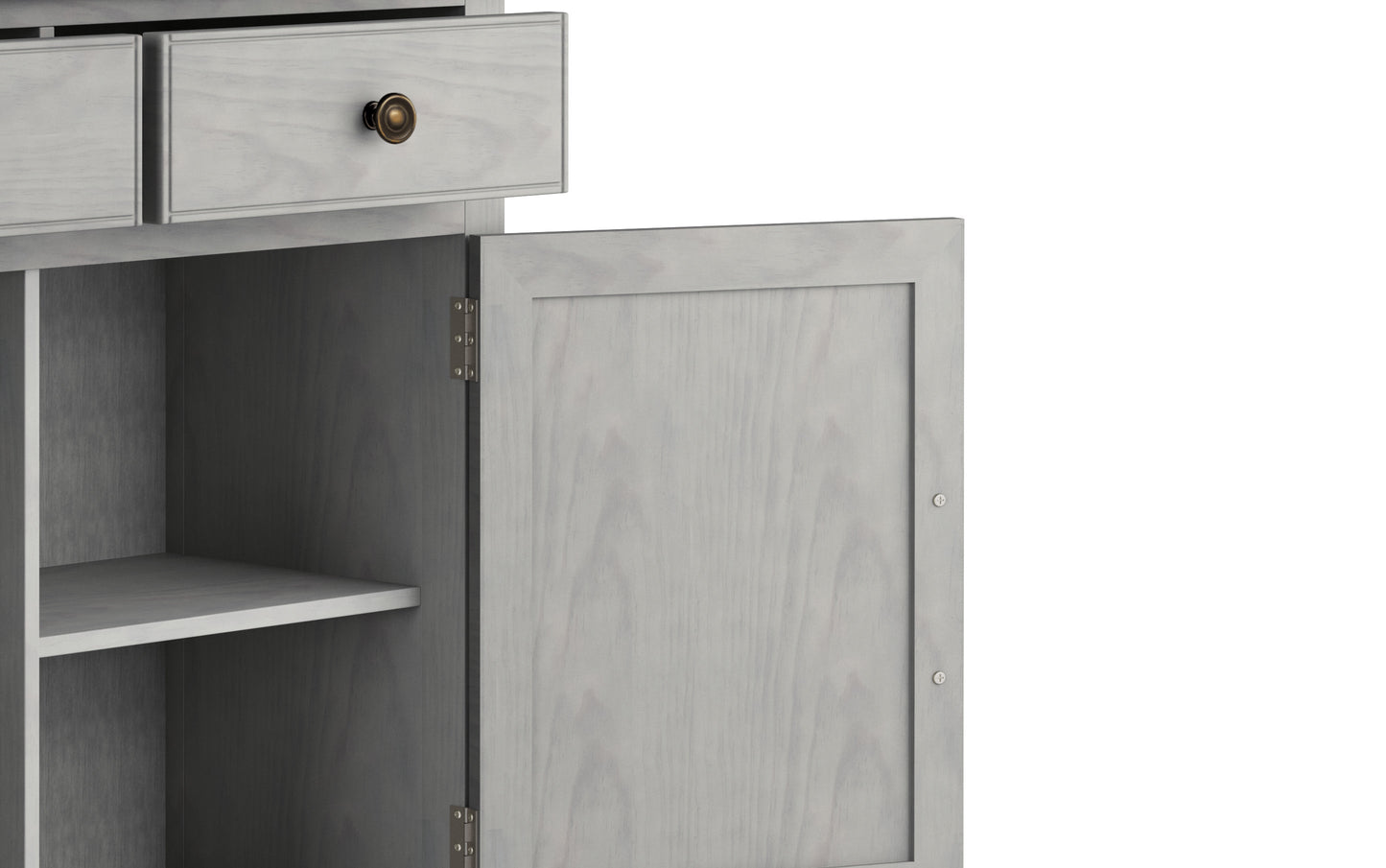 Fog Grey | Connaught Entryway Storage Cabinet