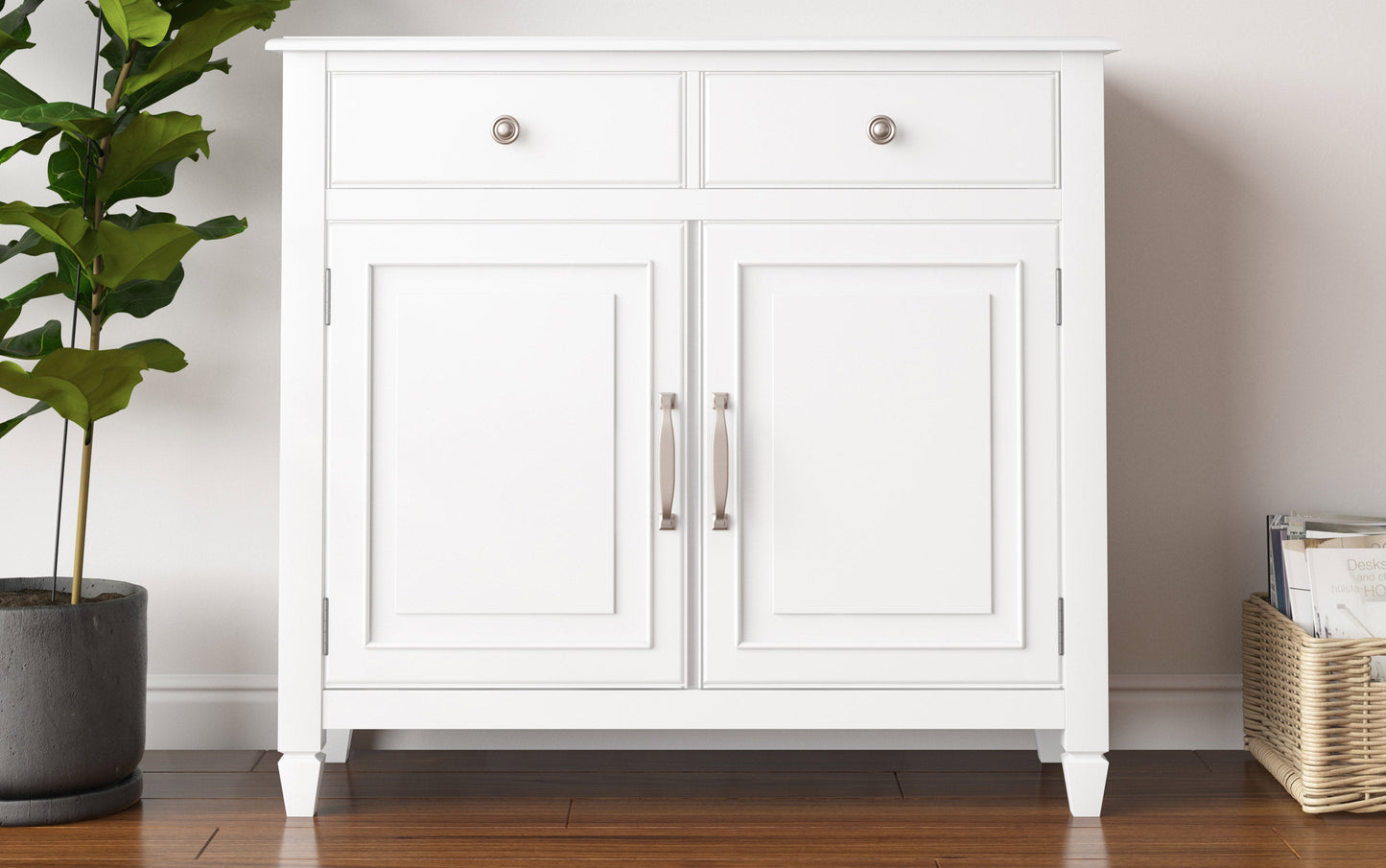 White | Connaught Entryway Storage Cabinet