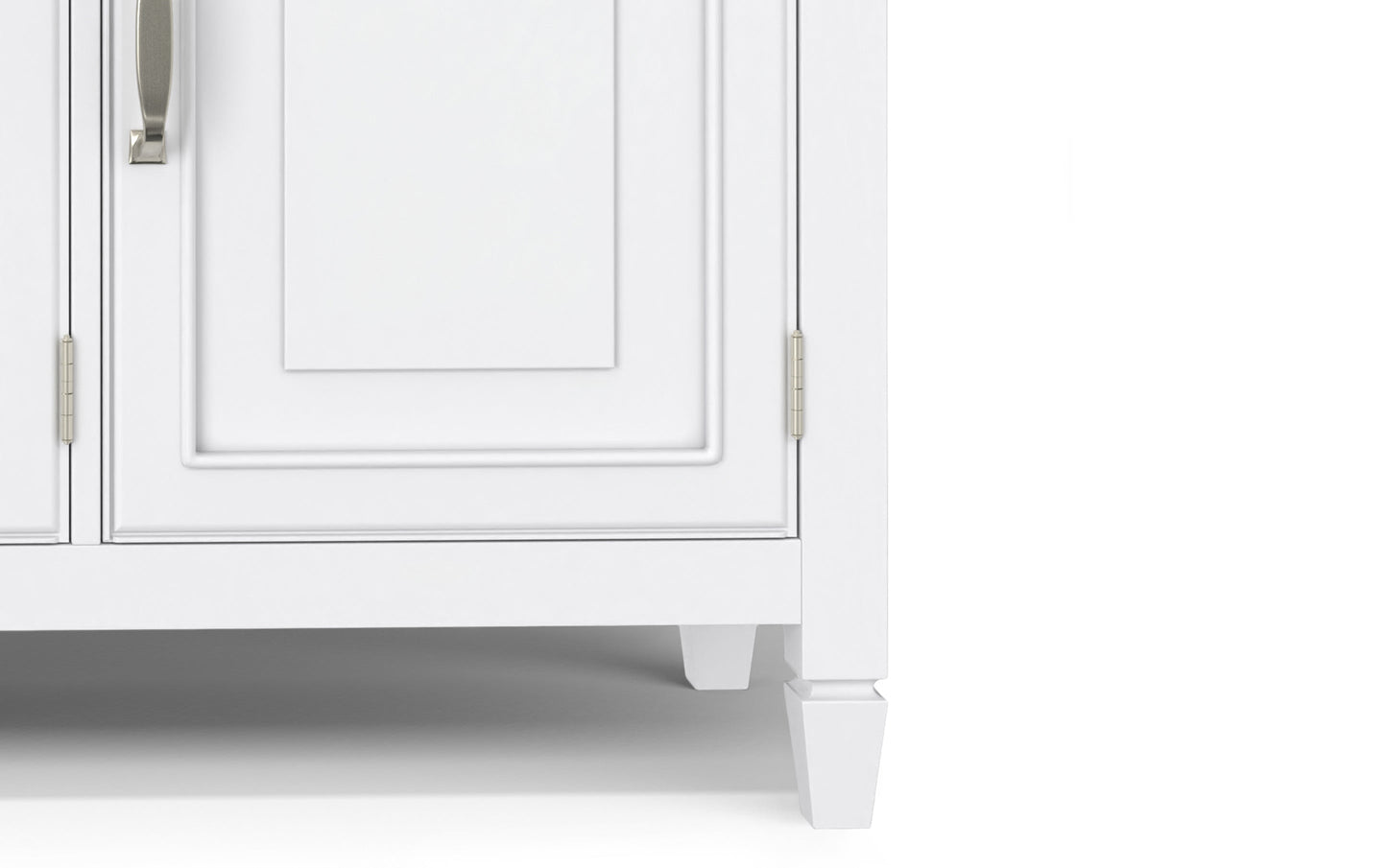 White | Connaught Wide Entryway Storage Cabinet