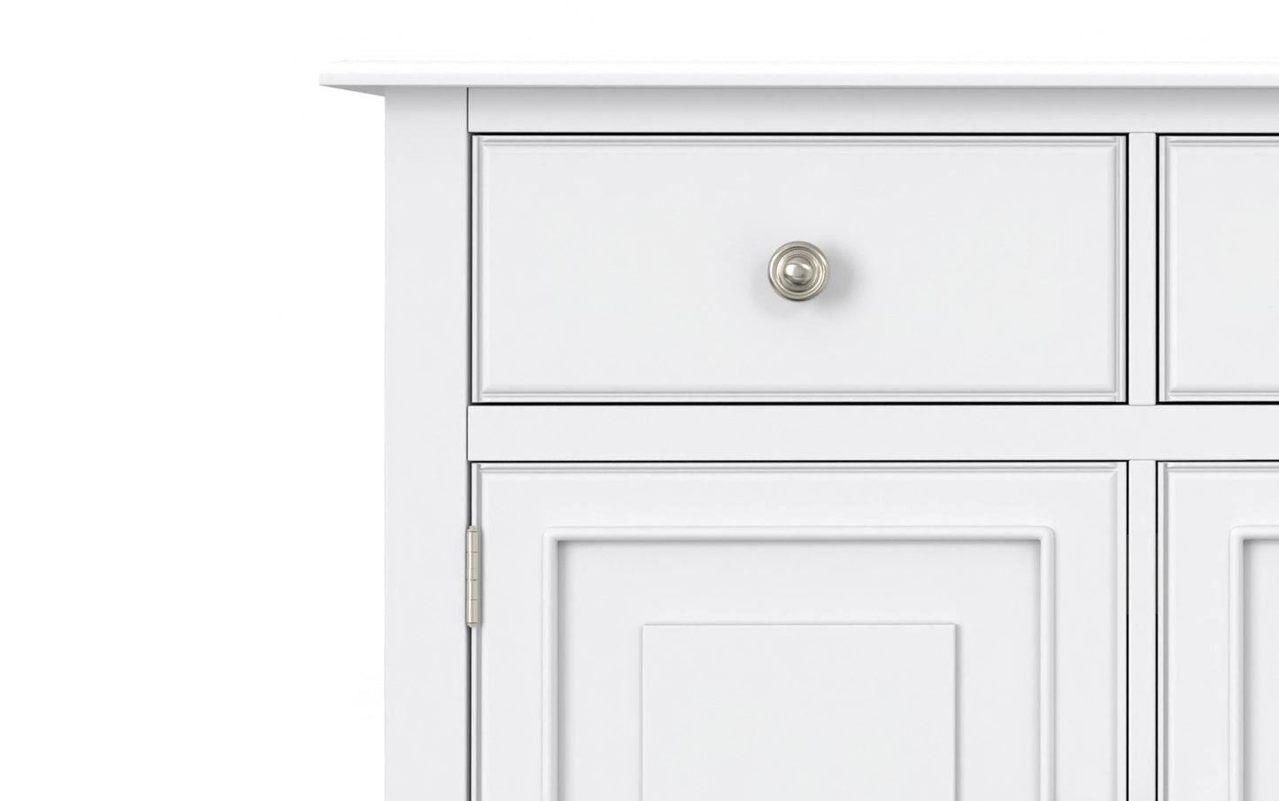 White | Connaught Wide Entryway Storage Cabinet