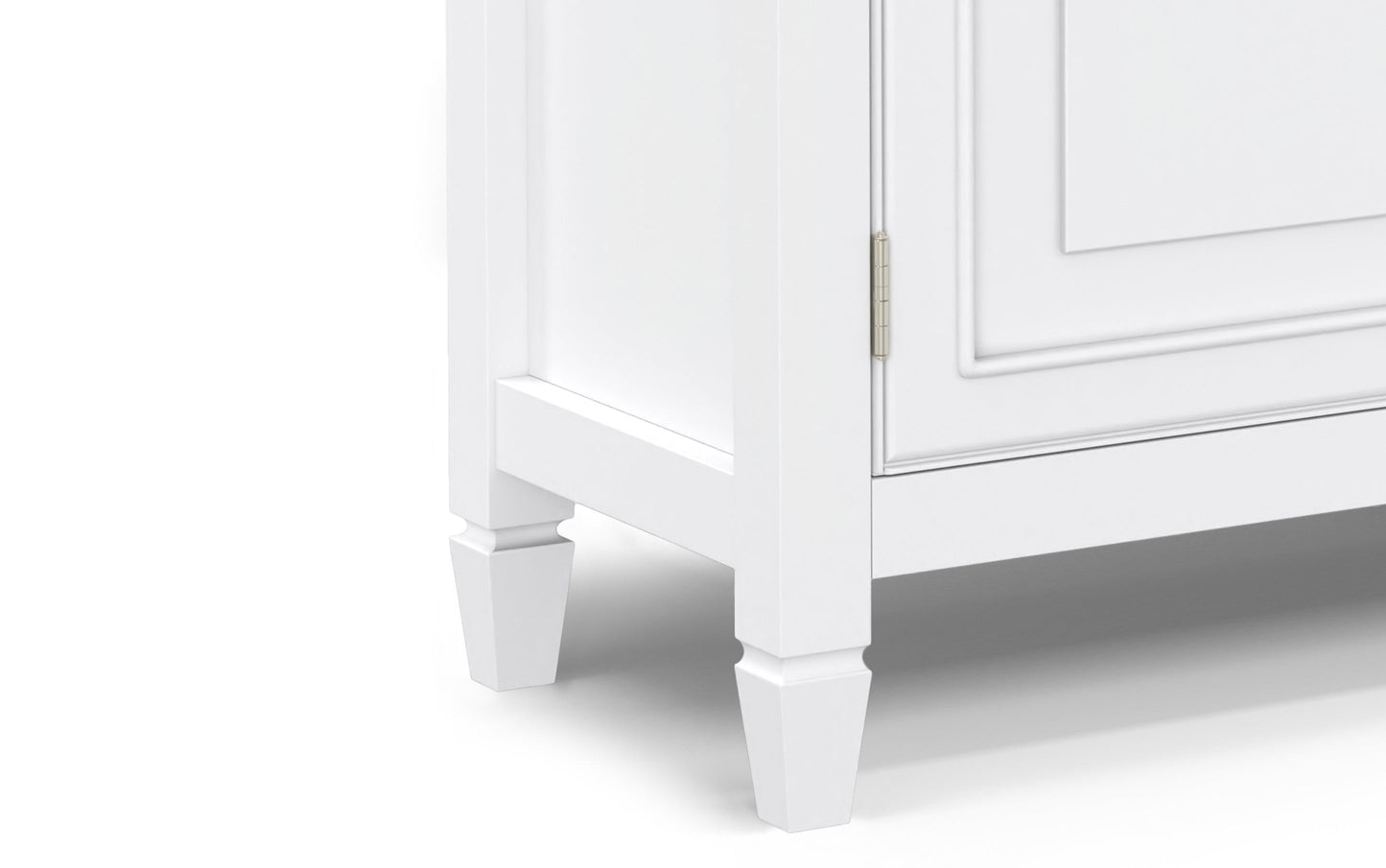 White | Connaught Wide Entryway Storage Cabinet