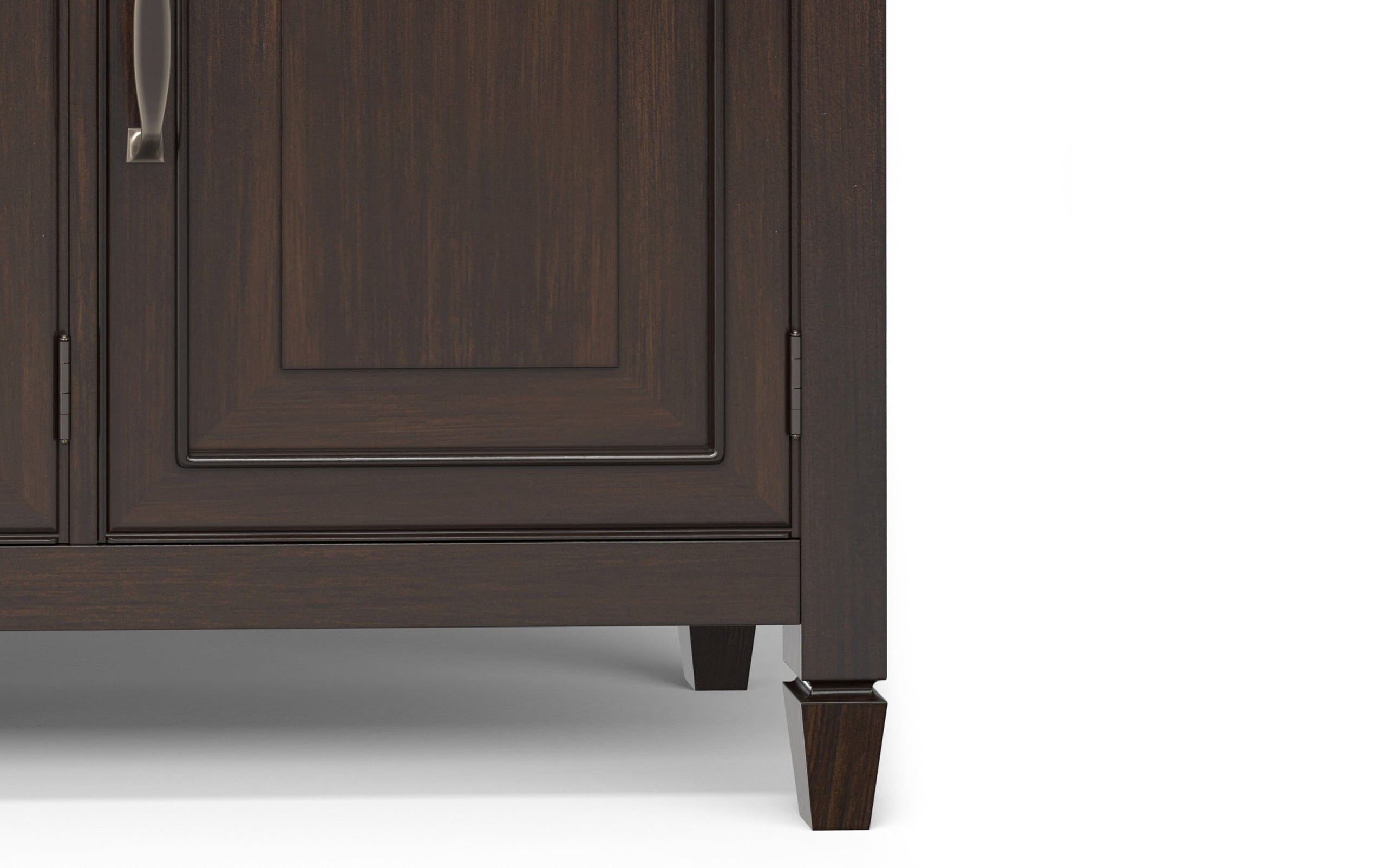 Chestnut Brown | Connaught Wide Entryway Storage Cabinet