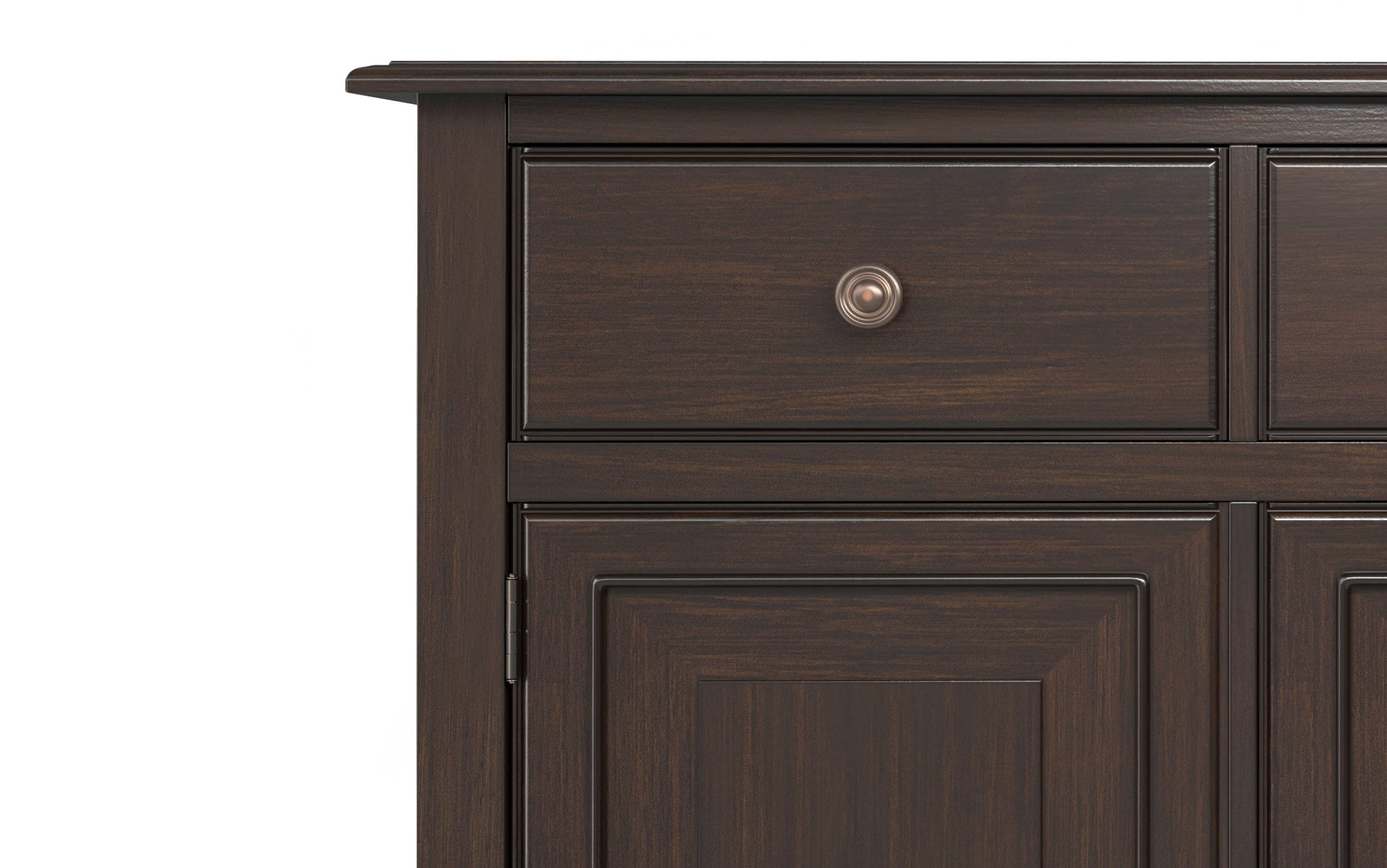 Chestnut Brown | Connaught Wide Entryway Storage Cabinet