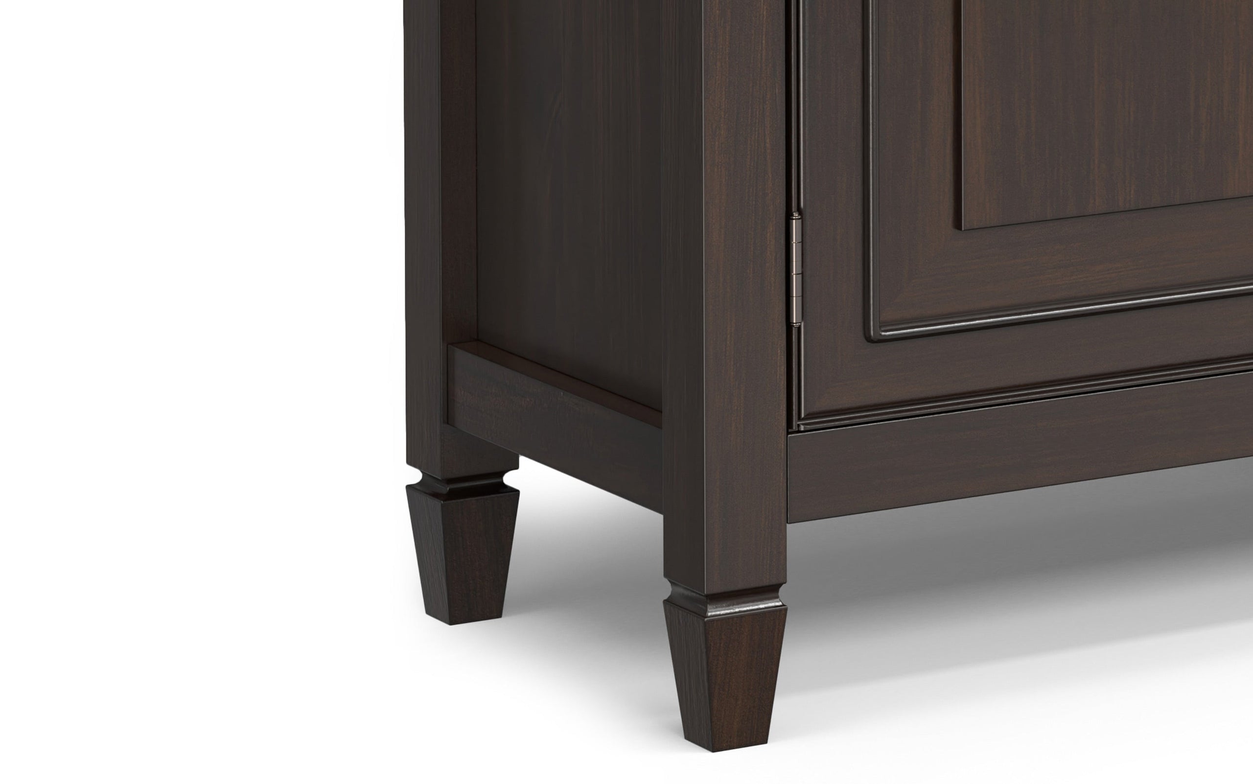 Chestnut Brown | Connaught Wide Entryway Storage Cabinet