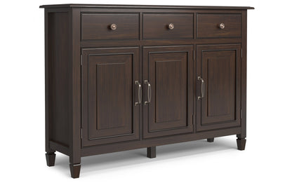 Chestnut Brown | Connaught Wide Entryway Storage Cabinet