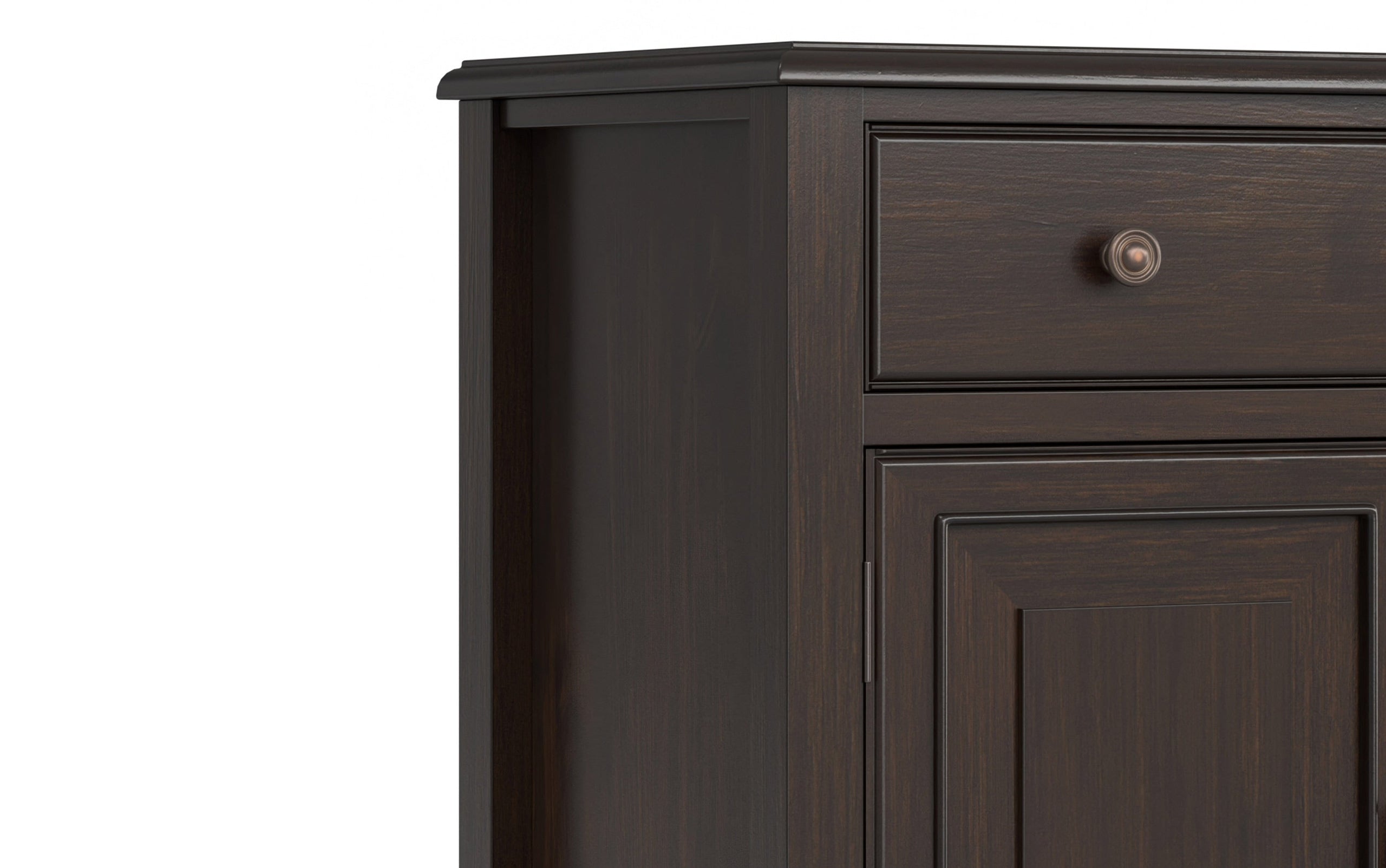 Dark Chestnut Brown | Connaught Large Sideboard Buffet Storage Cabinet