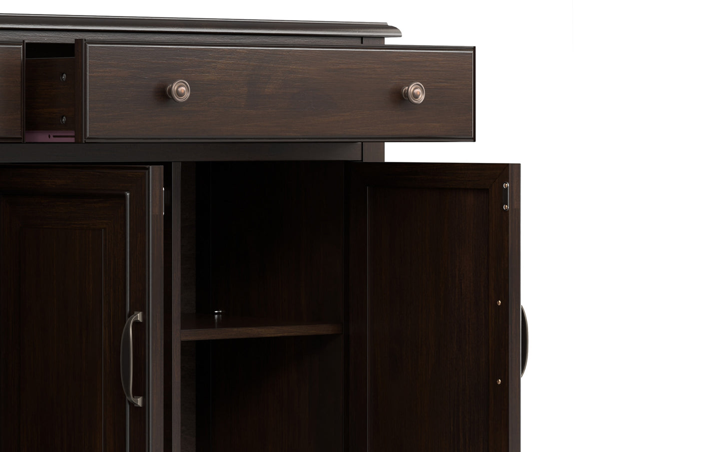 Dark Chestnut Brown | Connaught Large Sideboard Buffet Storage Cabinet