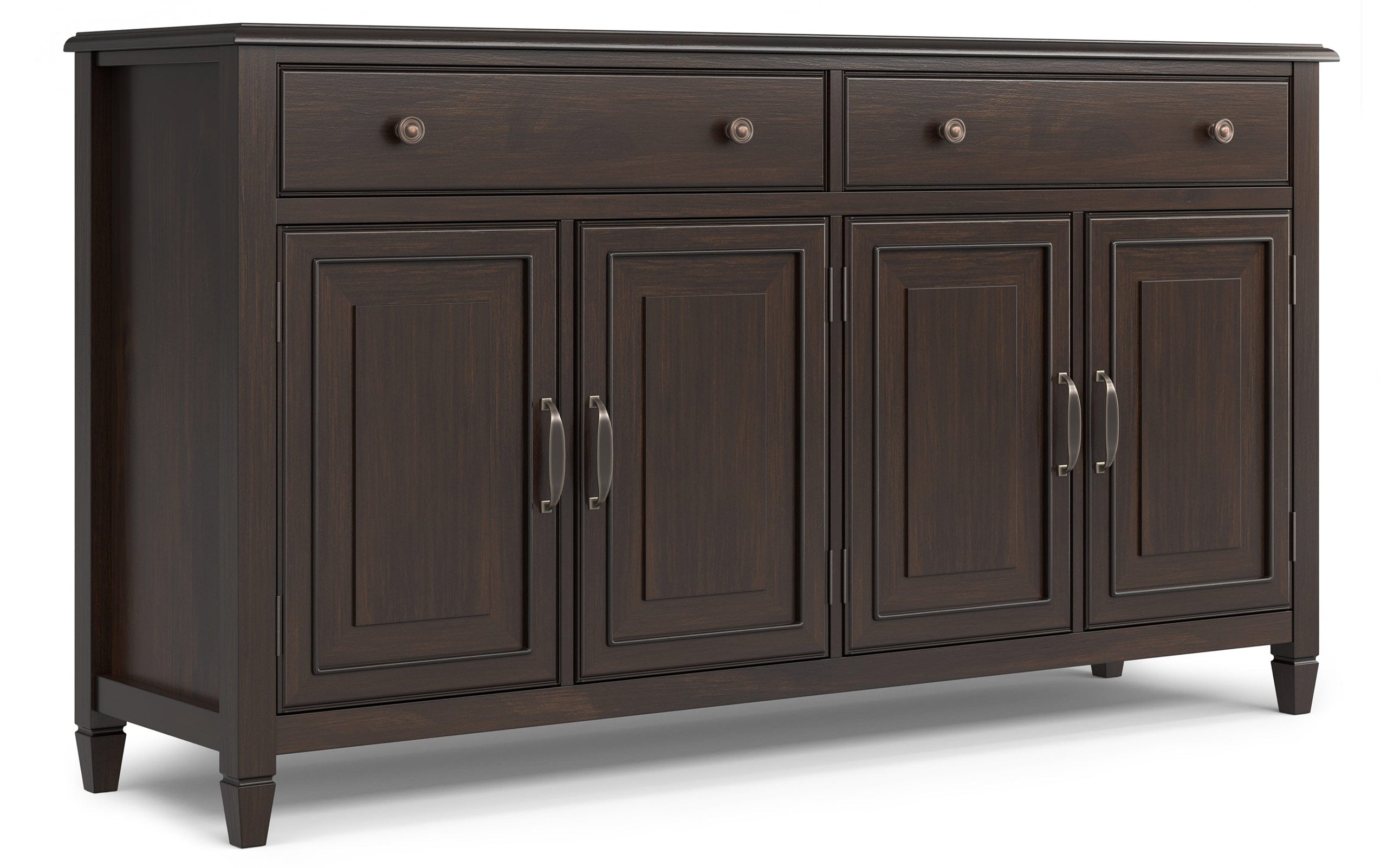 Dark Chestnut Brown | Connaught Large Sideboard Buffet Storage Cabinet