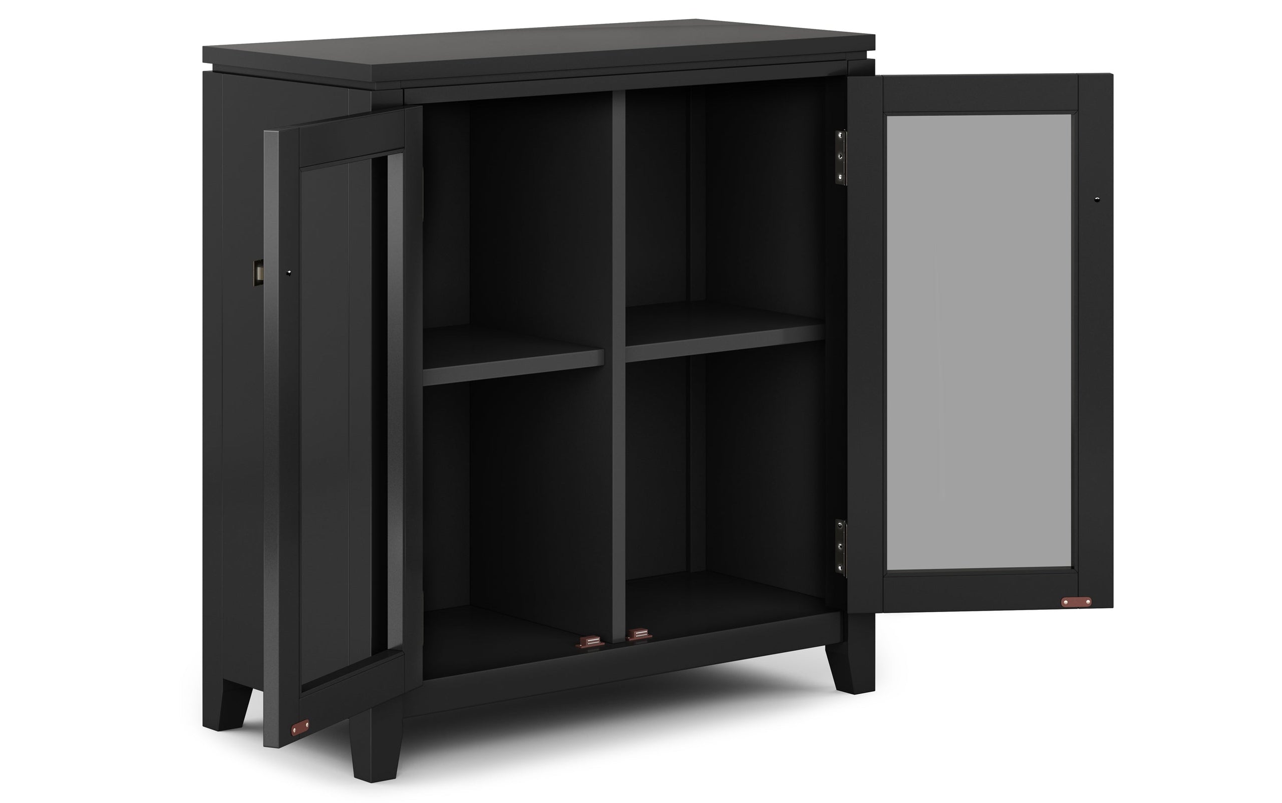 Black | Cosmopolitan Low Storage Cabinet