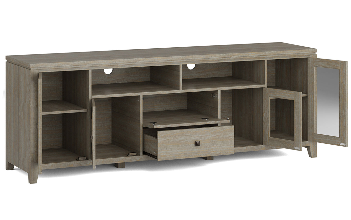 Distressed Grey | Cosmopolitan Extra Wide TV Stand