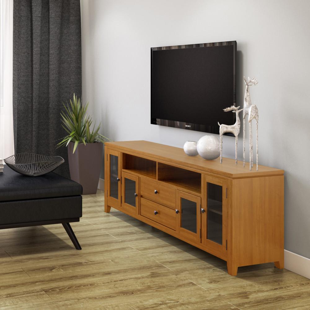 Light Golden Brown | Cosmopolitan Extra Wide TV Stand