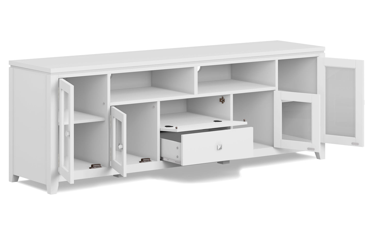 White | Cosmopolitan 72 inch TV Stand