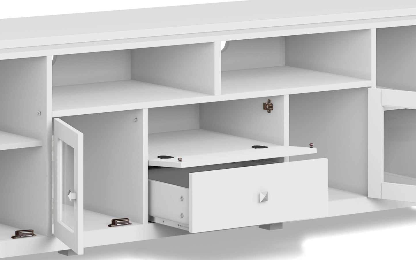 White | Cosmopolitan 72 inch TV Stand