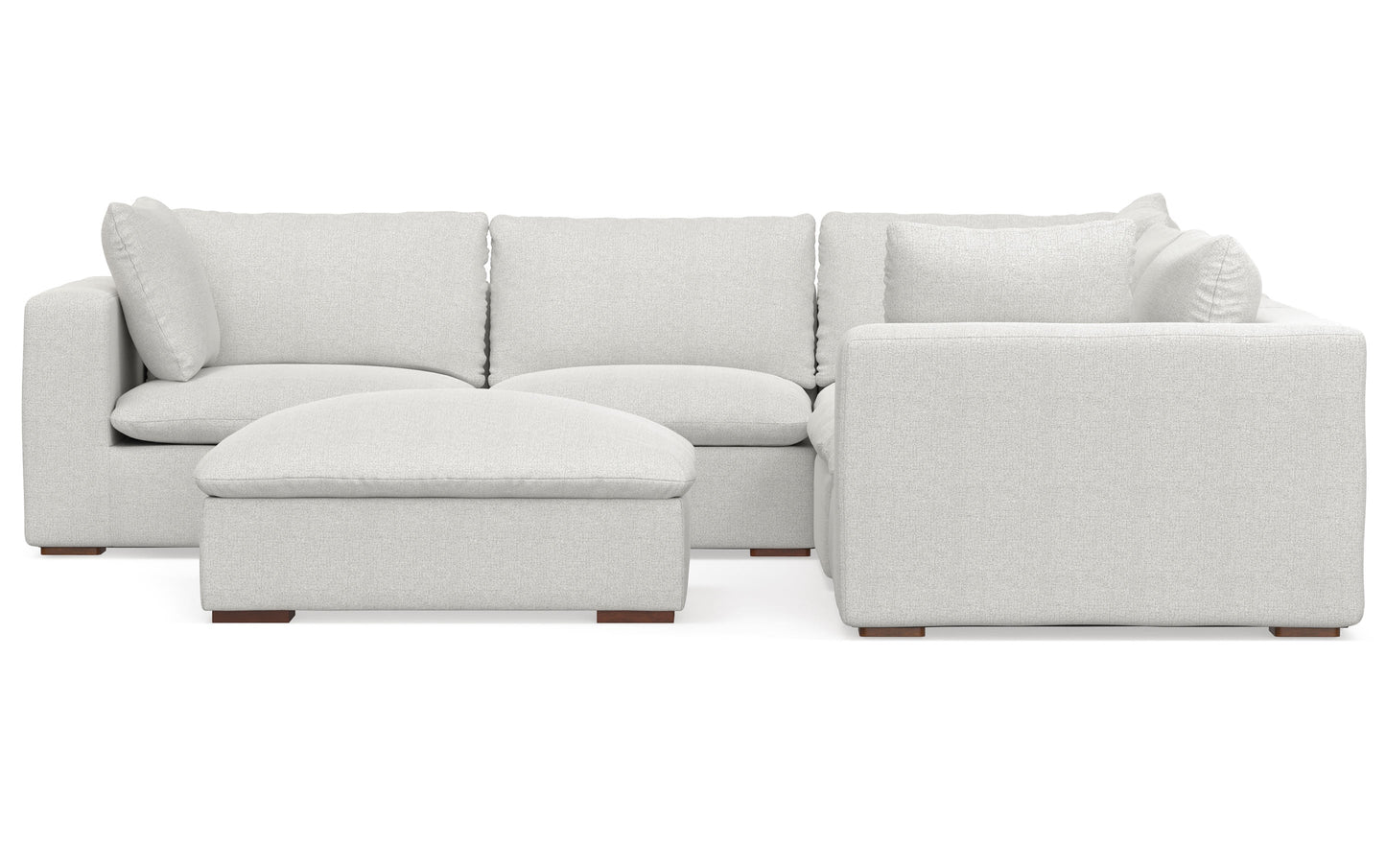 Jasmine Corner Sectional and Ottoman