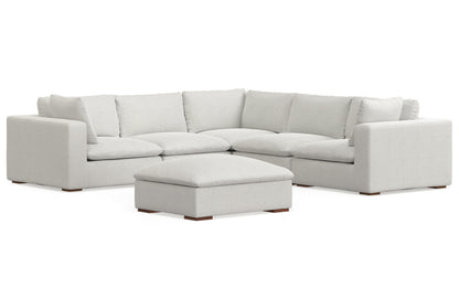 Jasmine Corner Sectional and Ottoman