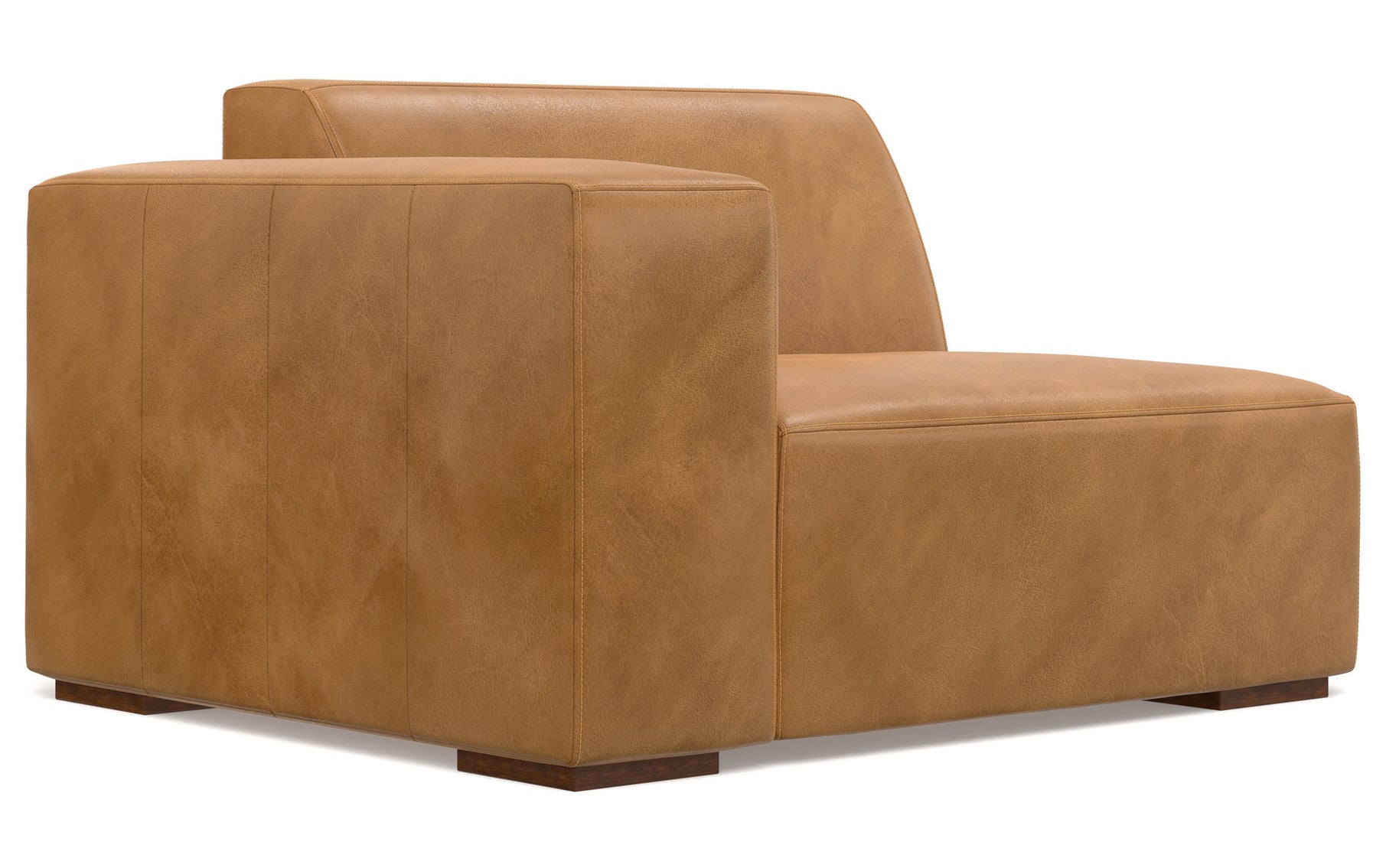 Sienna Genuine Leather | Rex Corner Sectional in Genuine Leather