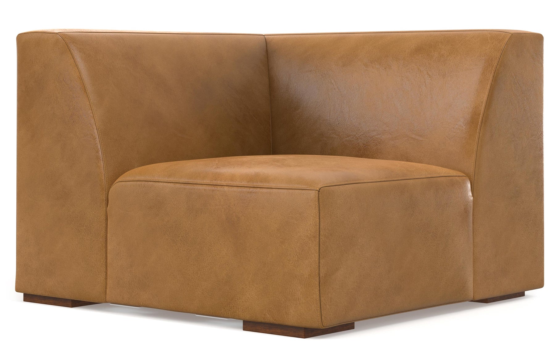 Sienna Genuine Leather | Rex Corner Sectional in Genuine Leather