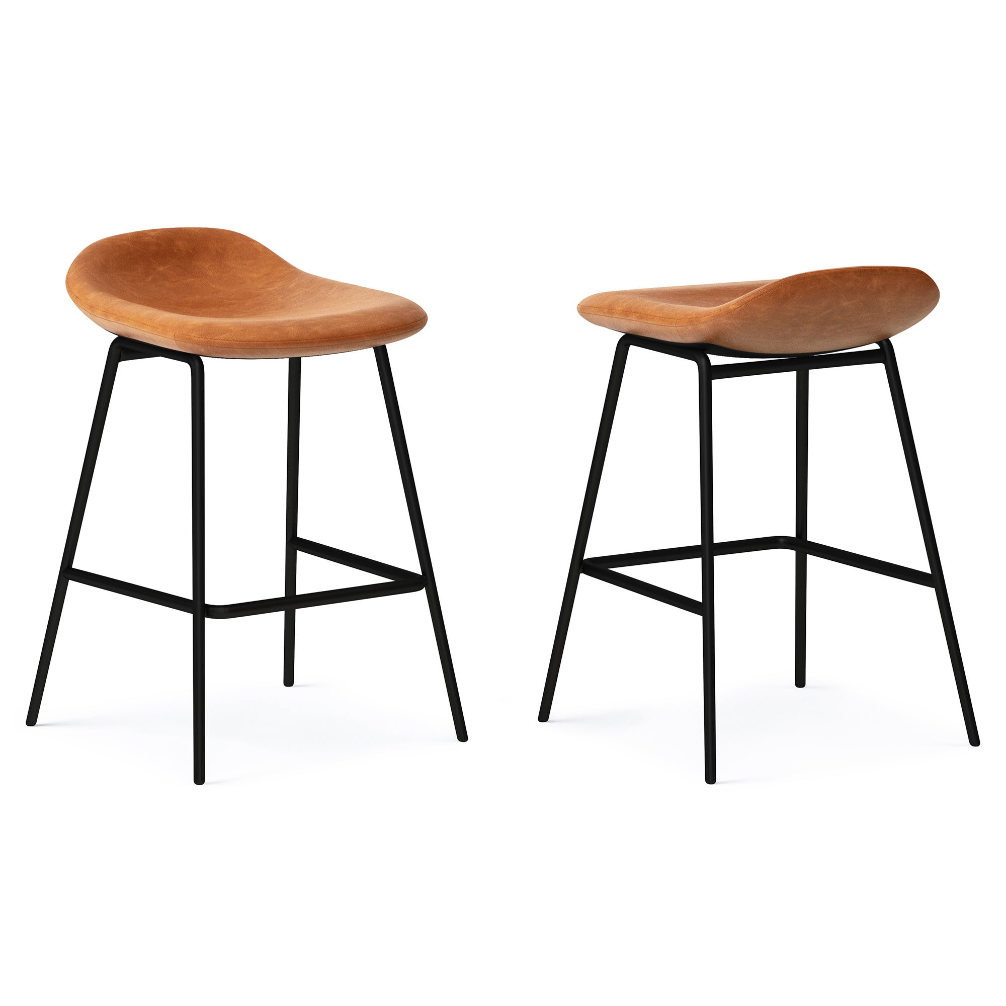 Camel Brown | Dafney Counter Height Stool (Set of 2)