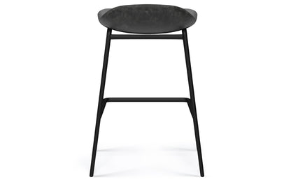 Distressed Charcoal Grey | Dafney Counter Height Stool (Set of 2)