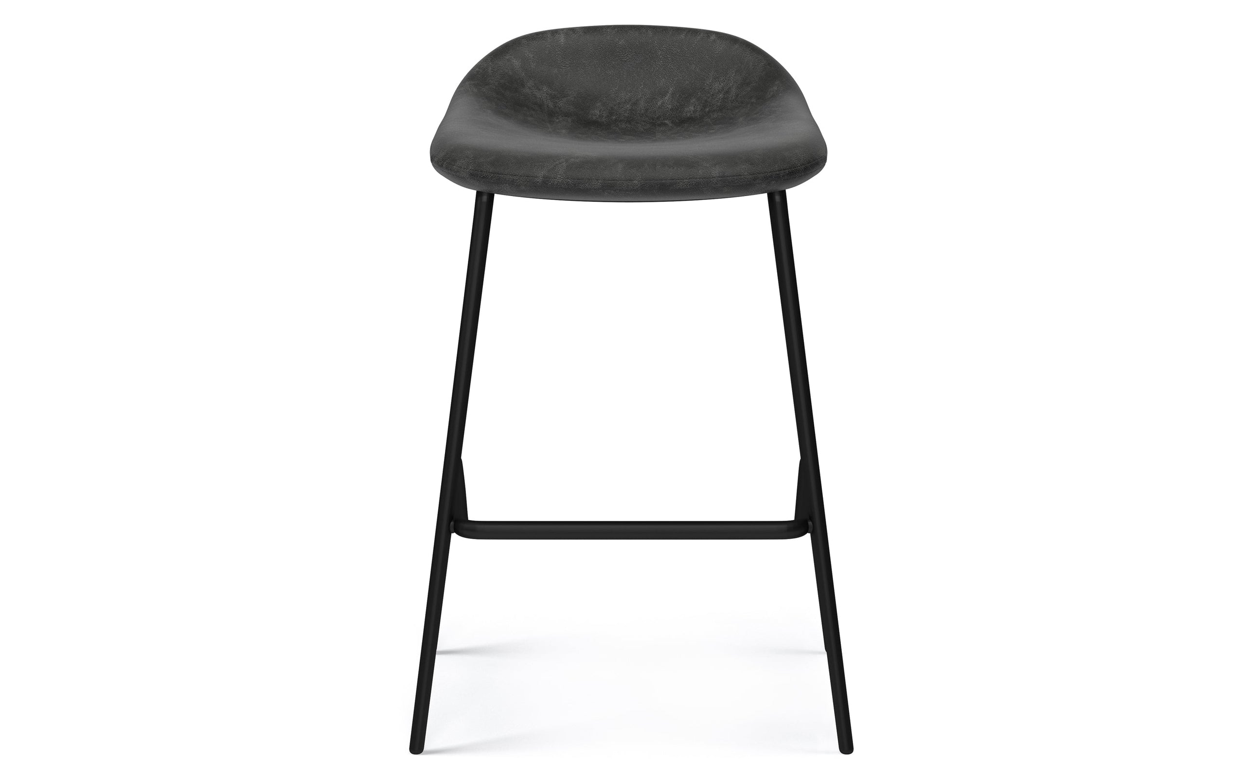 Distressed Charcoal Grey | Dafney Counter Height Stool (Set of 2)