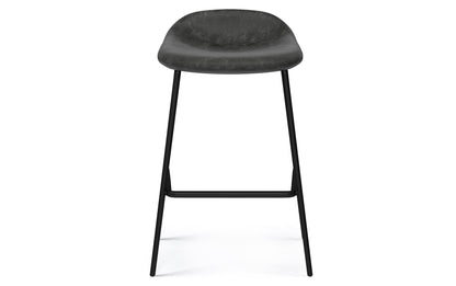 Distressed Charcoal Grey | Dafney Counter Height Stool (Set of 2)