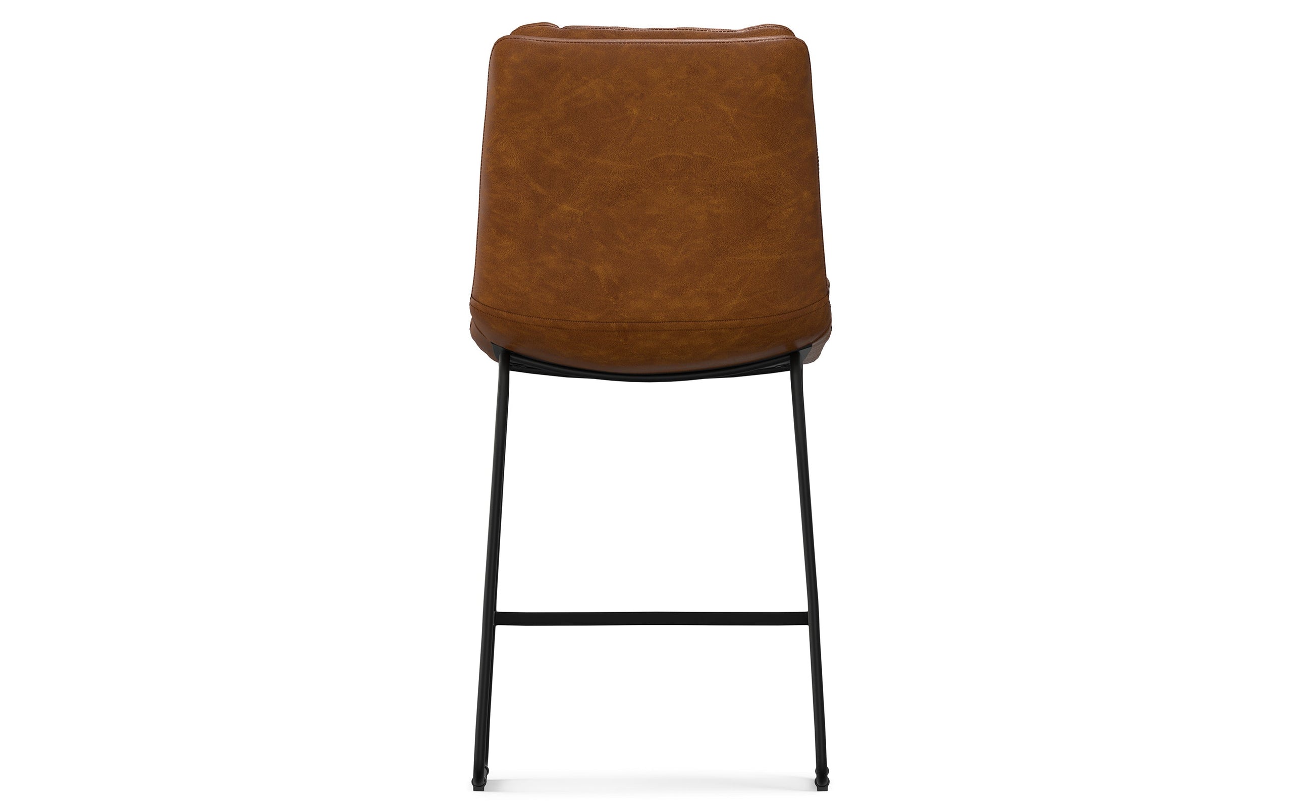 Camel Brown Vegan Leather | Danika Counter Height stool (Set of 2)