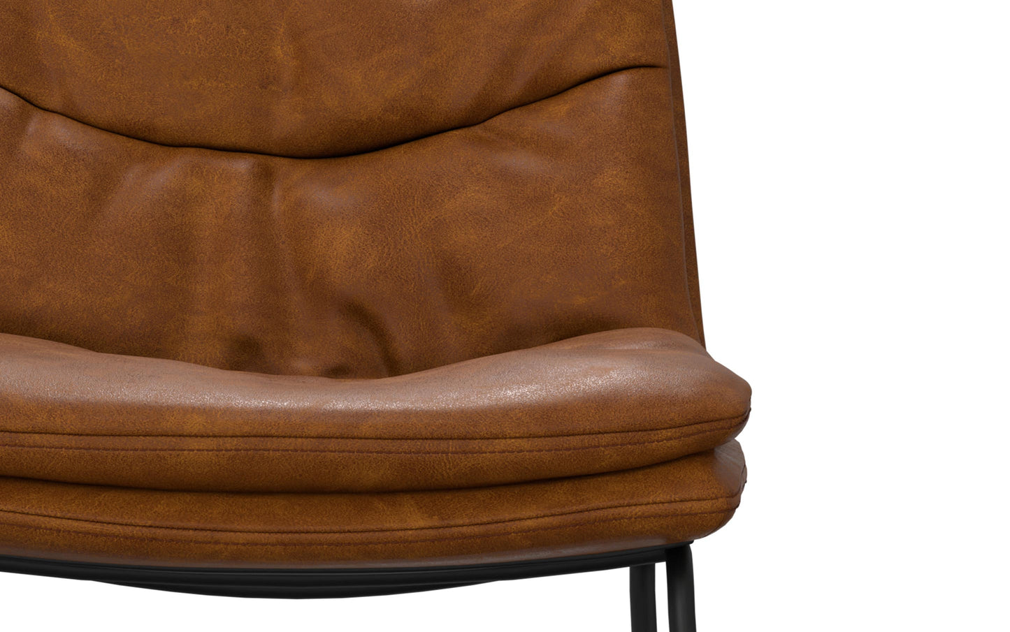 Camel Brown Vegan Leather | Danika Counter Height stool (Set of 2)