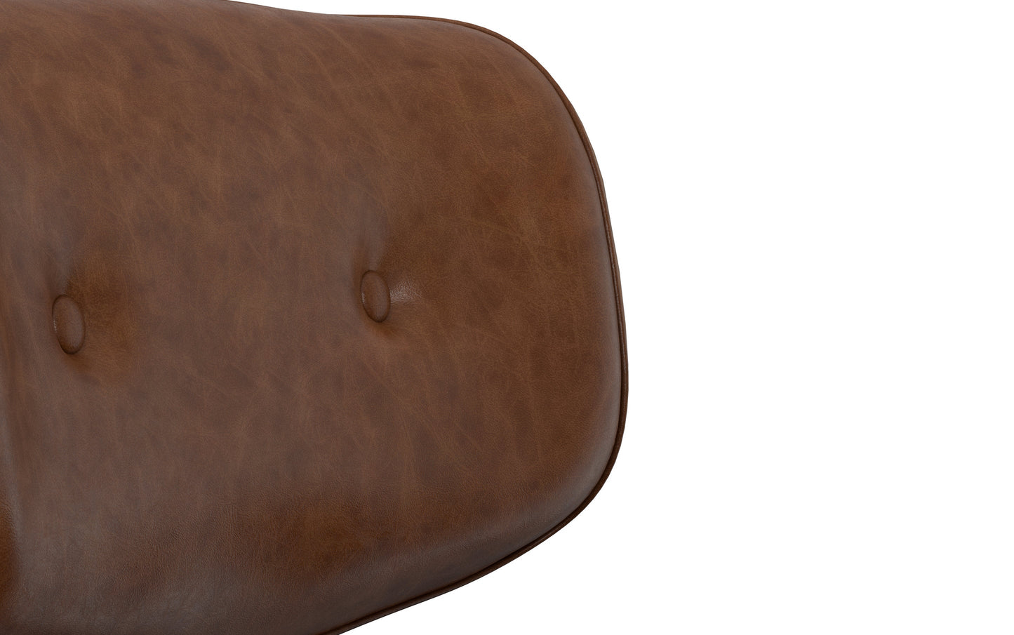 Distressed Tan Distressed Vegan Leather | Dax Bentwood Office Chair