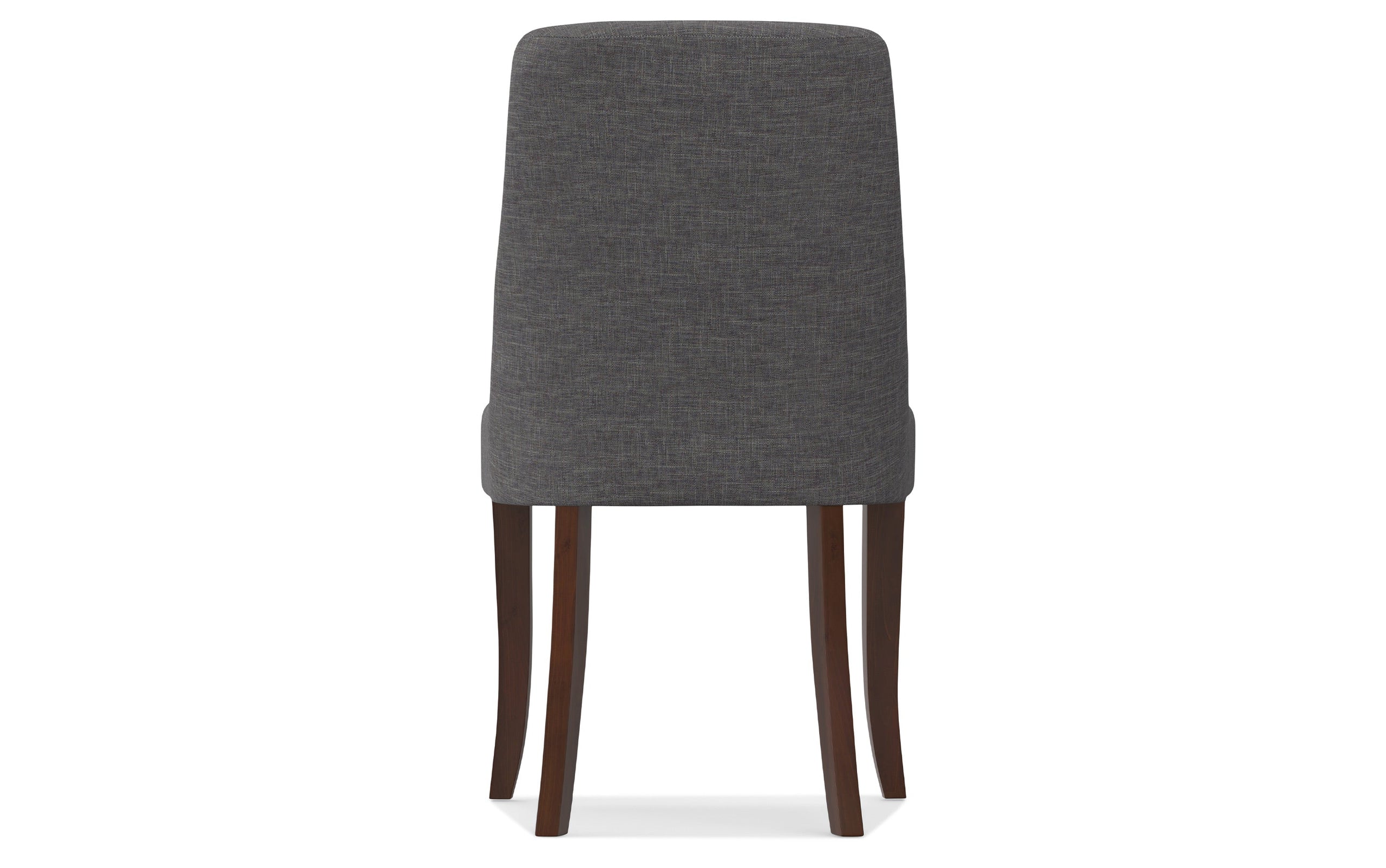 Slate Grey Linen Style Fabric | Walden Linen Style Deluxe Dining Chair (Set of 2)