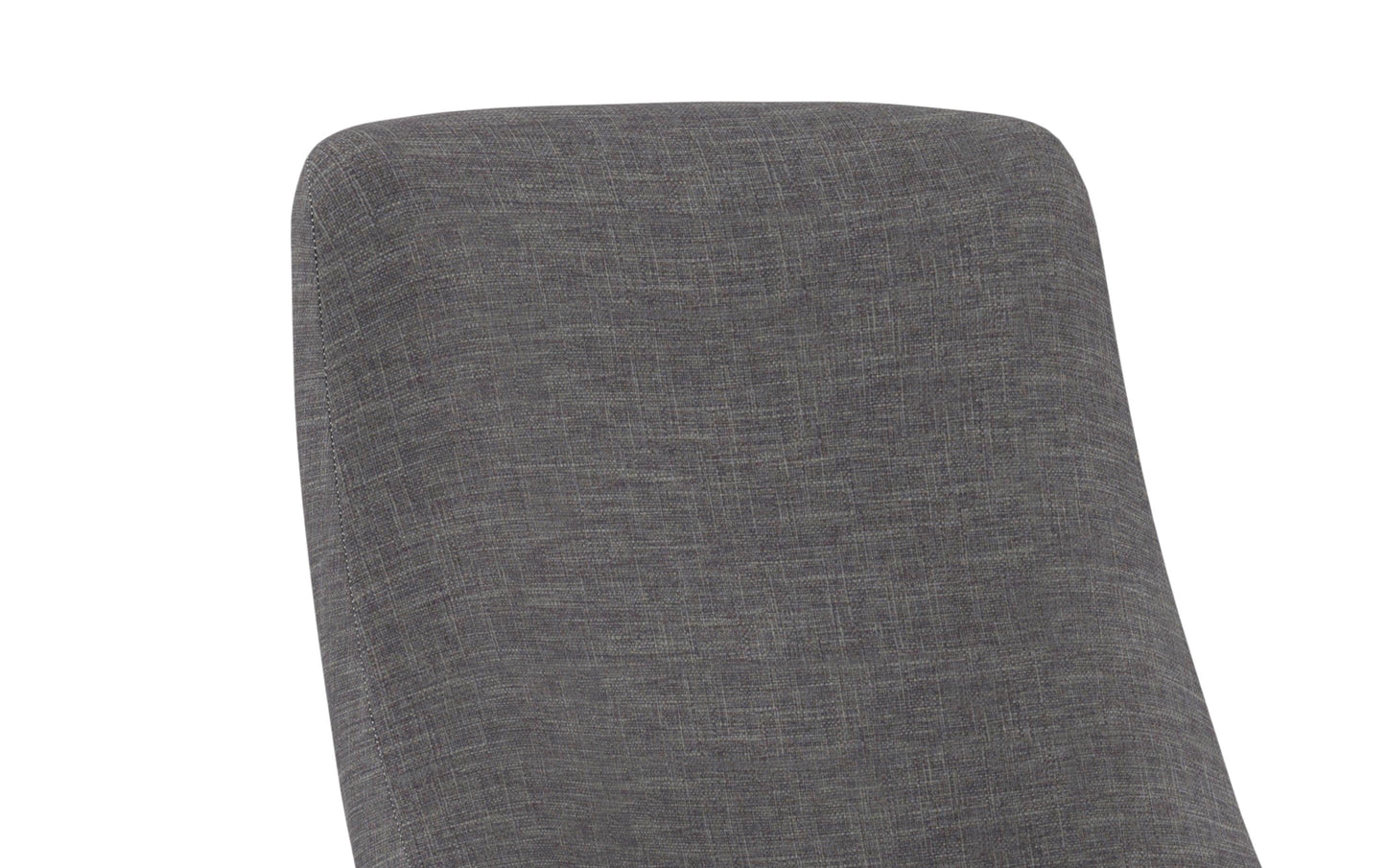 Slate Grey Linen Style Fabric | Walden Linen Style Deluxe Dining Chair (Set of 2)