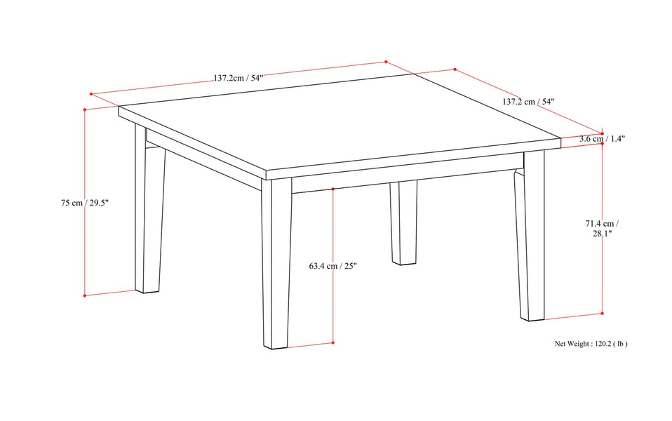 Oak Oak | Eastwood Square Dining Table